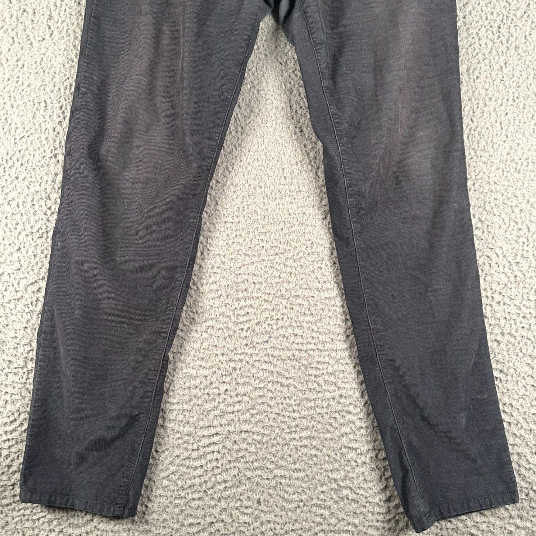 Faherty VINTAGE Faherty Thin Corduroy Pants Men's 33 Gray Stretch 5-Pocket Straight Leg Size US 33 - 4 Thumbnail