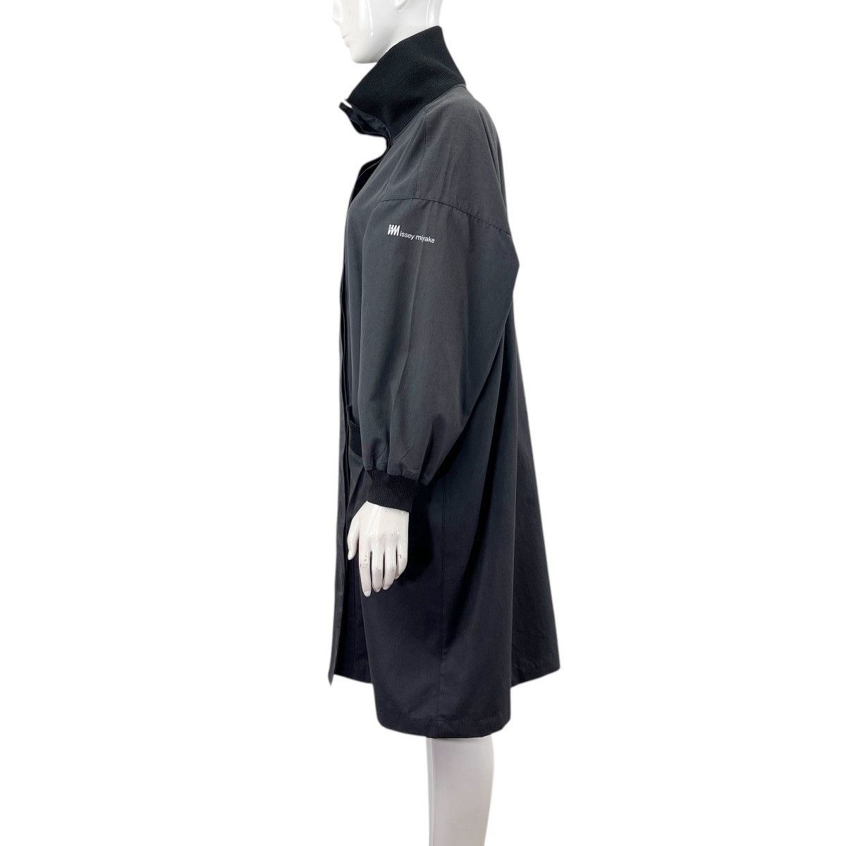 Issey Miyake Im Issey Miyake Black Cotton Coat Size L / US 10 / IT 46 - 2 Thumbnail