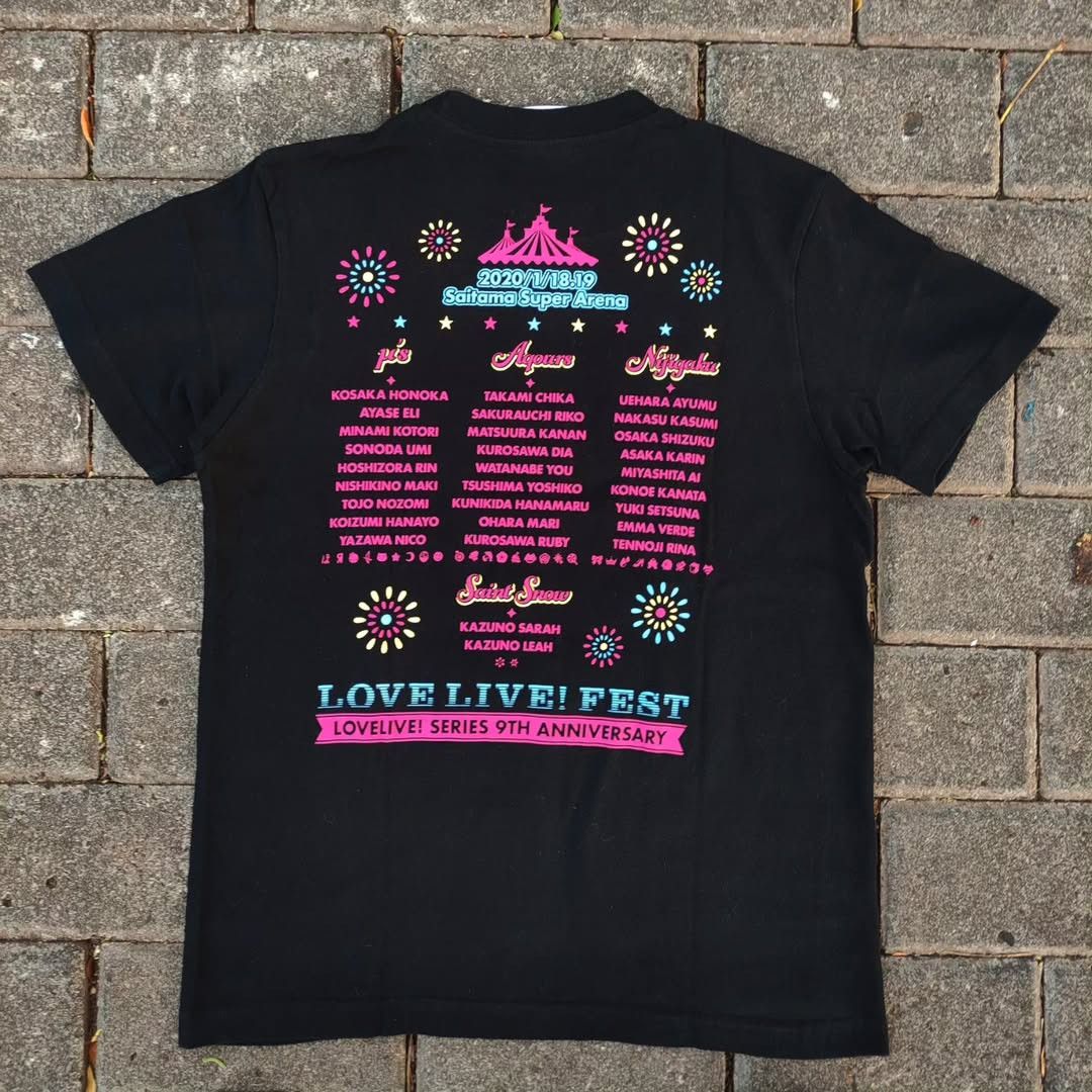 Anime Love Live! Festival 9th Anniversary 2020 Tee Size US M / EU 48-50 / 2 - 1 Thumbnail