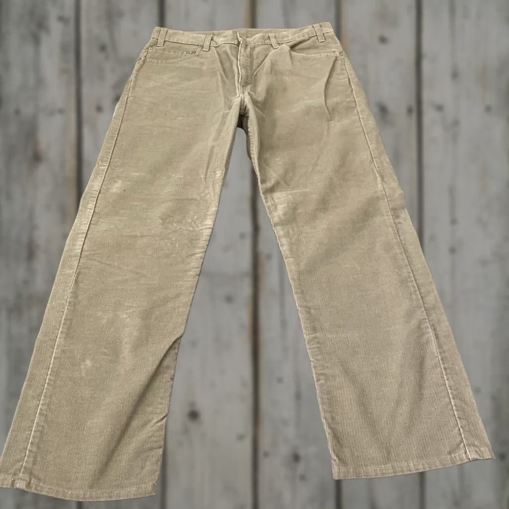 Levi's VINTAGE Levi’s 505 Pants Mens 36x29.5 Tan Regular Straight Leg 5-Pocket Corduroy Size US 36 / EU 52 - 1 Thumbnail