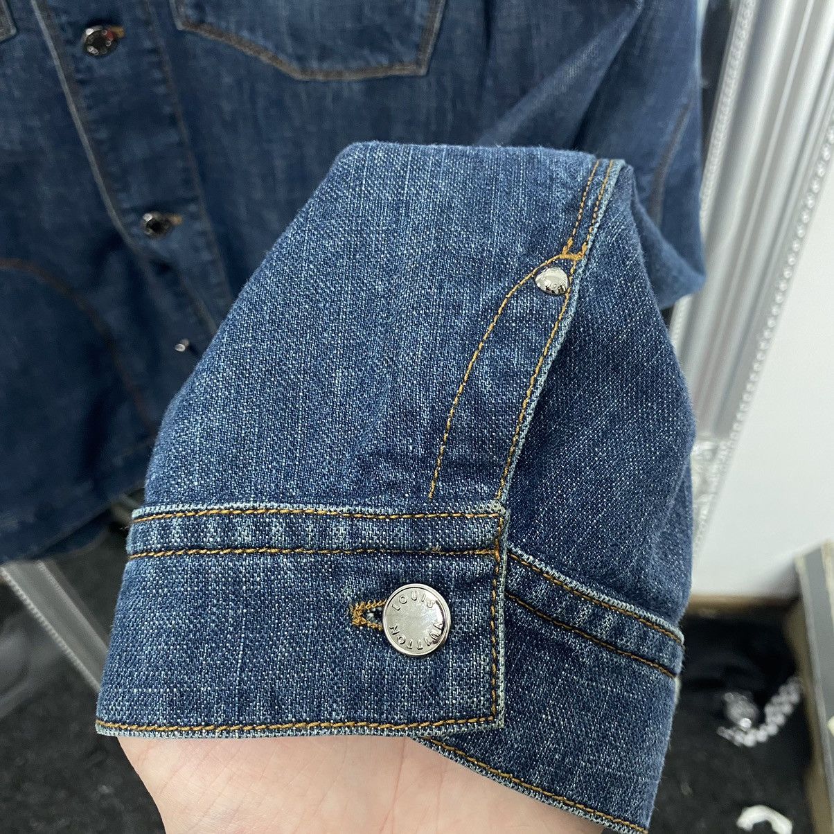 Louis Vuitton Louis Vuitton Denim Jacket Vintage Size US XL / EU 56 / 4 - 9 Thumbnail