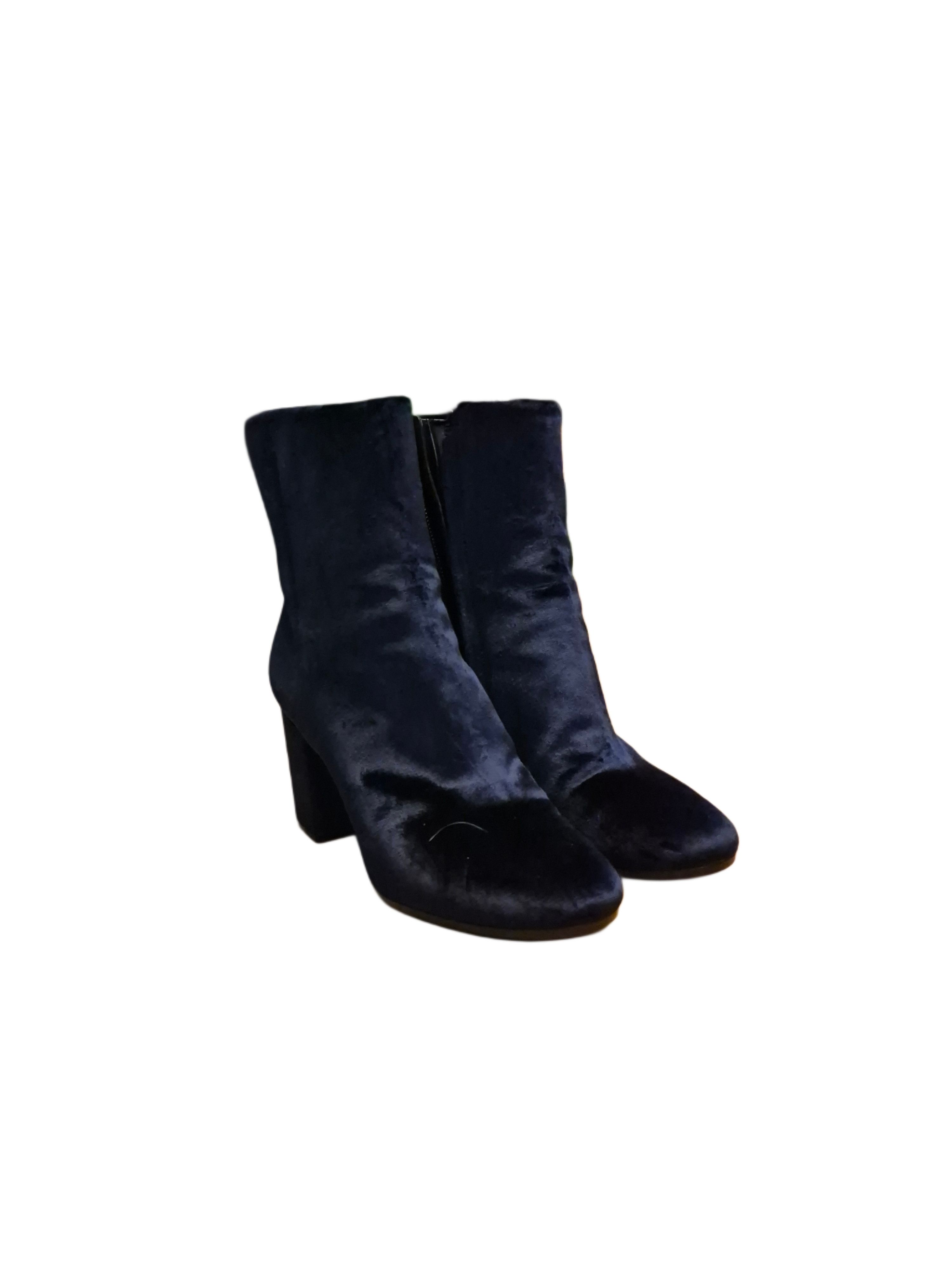 Balenciaga Balenciaga boots Stiefeletten Samt navyblue opium archive Size US 6.5 / IT 36.5 - 10 Thumbnail