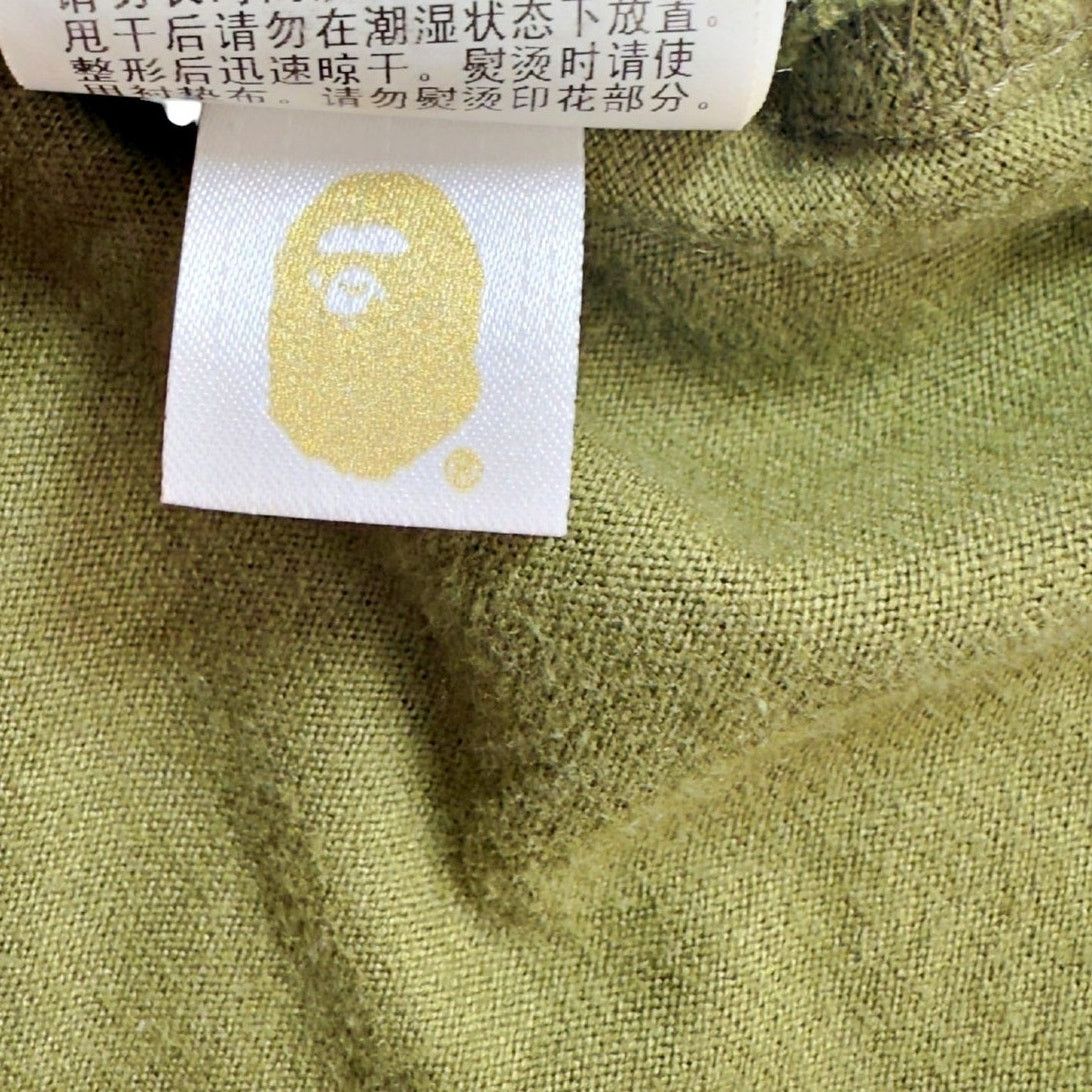 Bape A Bathing Ape BAPE 1st Camo Green Shark Funthera Teeth Shirt Size ONE SIZE - 7 Thumbnail