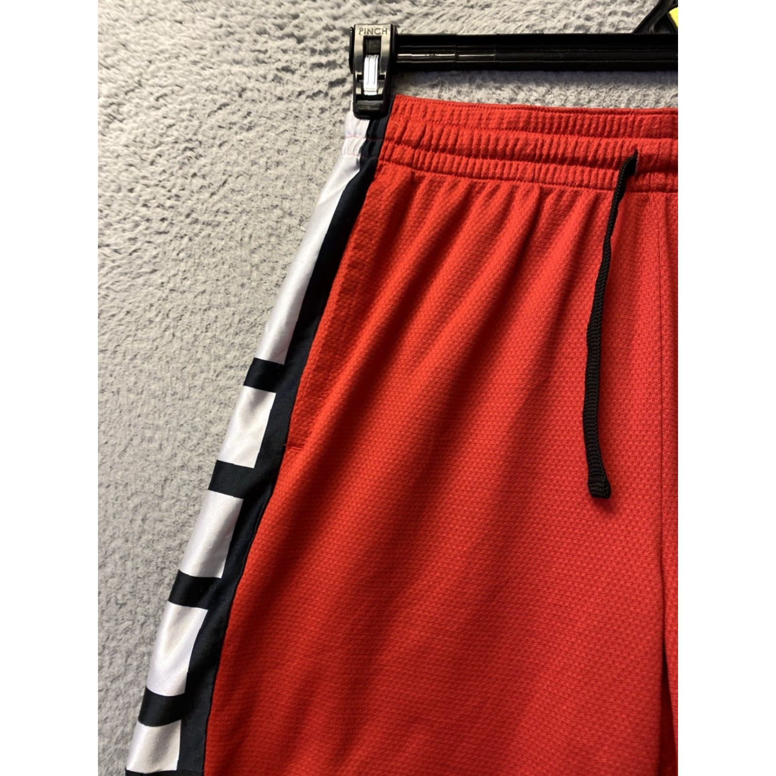 Nike Nike Mens Basketball Shorts M Red Dri-FIT Elite Pockets Stripe /0527 Size US 32 / EU 48 - 3 Thumbnail
