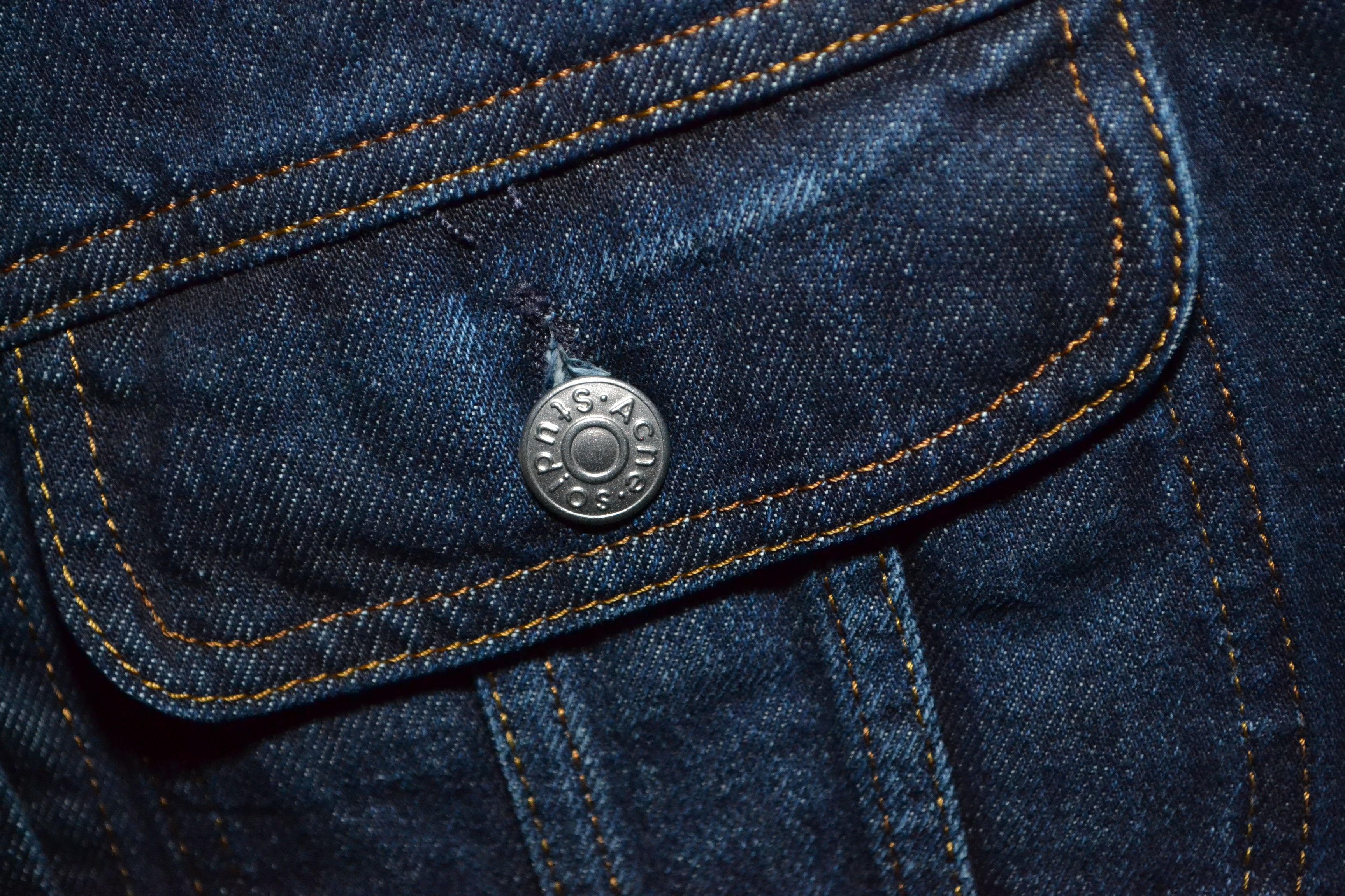 Acne Studios Acne Studios Bla Konst Dark Blue Lamp Denim Trucker Jacket Size M / US 6-8 / IT 42-44 - 8 Thumbnail