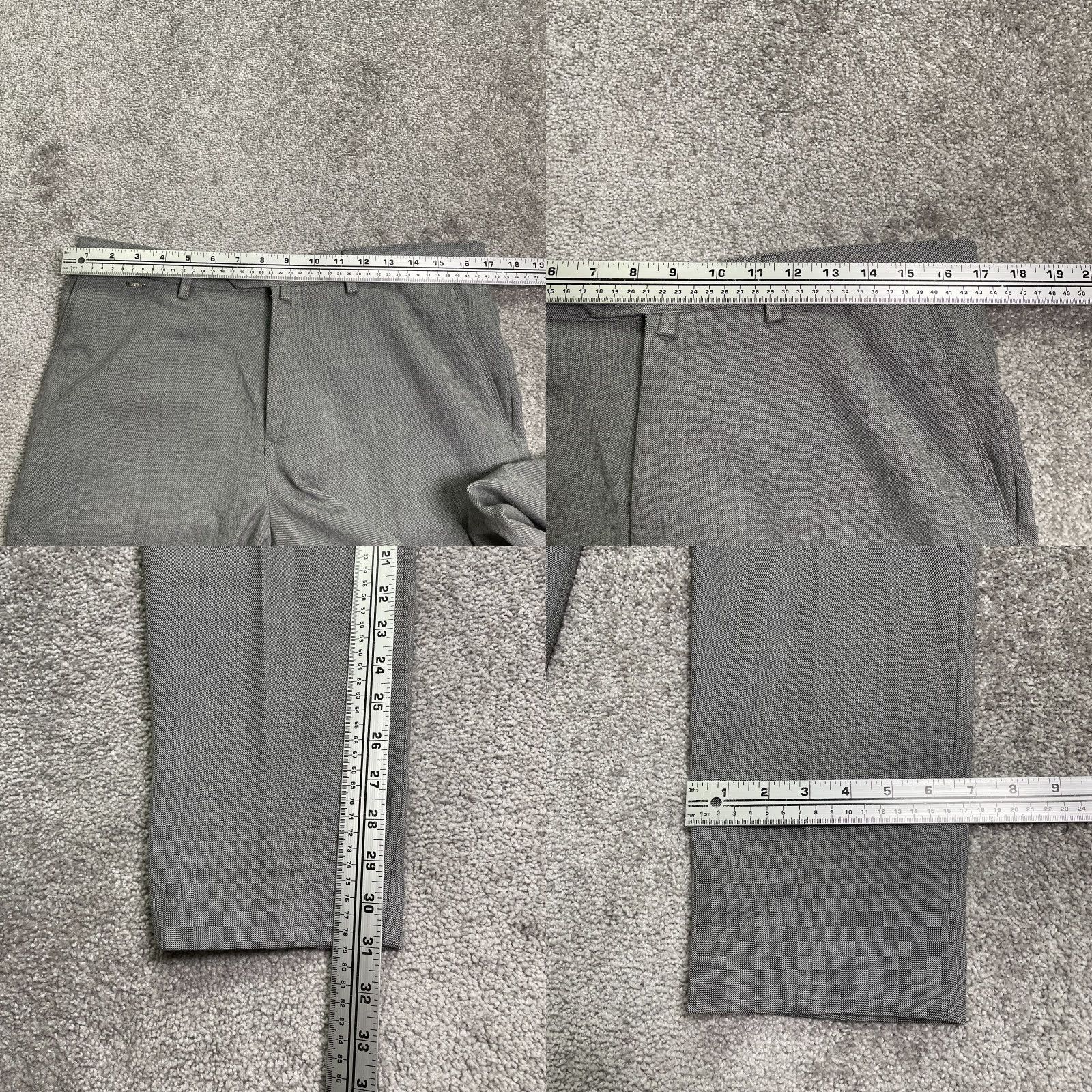 Zara Zara Dress Pants Mens 40 Gray Solid Straight Flat Front Business Workwear 34x31 Regular Mens Pants Gray Size US 40 / EU 56 - 10 Thumbnail
