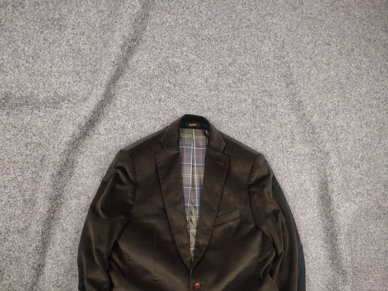 Barbour Barbour Dark green corduroy men's two buttons Blazer jacket Size US M / EU 48-50 / 2 - 1 Thumbnail