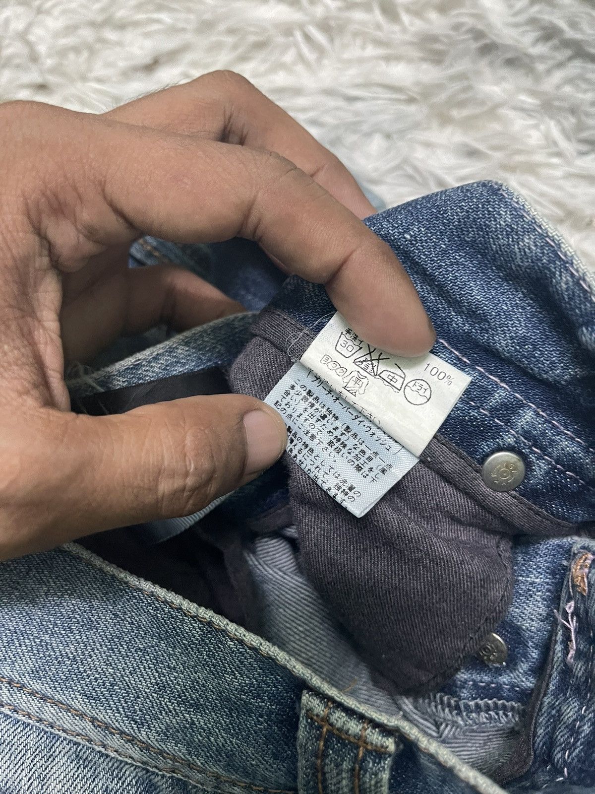 Japanese Brand 2000s HYSTERIC GLAMOUR INSPIRED BRAND SOY DISTRESSED DESIGN Size US 29 - 14 Thumbnail