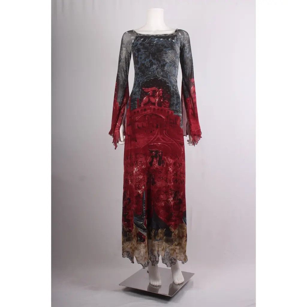Vintage Robe longue “Venise” Save the Queen, modèle vintage rare Size M / US 6-8 / IT 42-44 - 10 Thumbnail