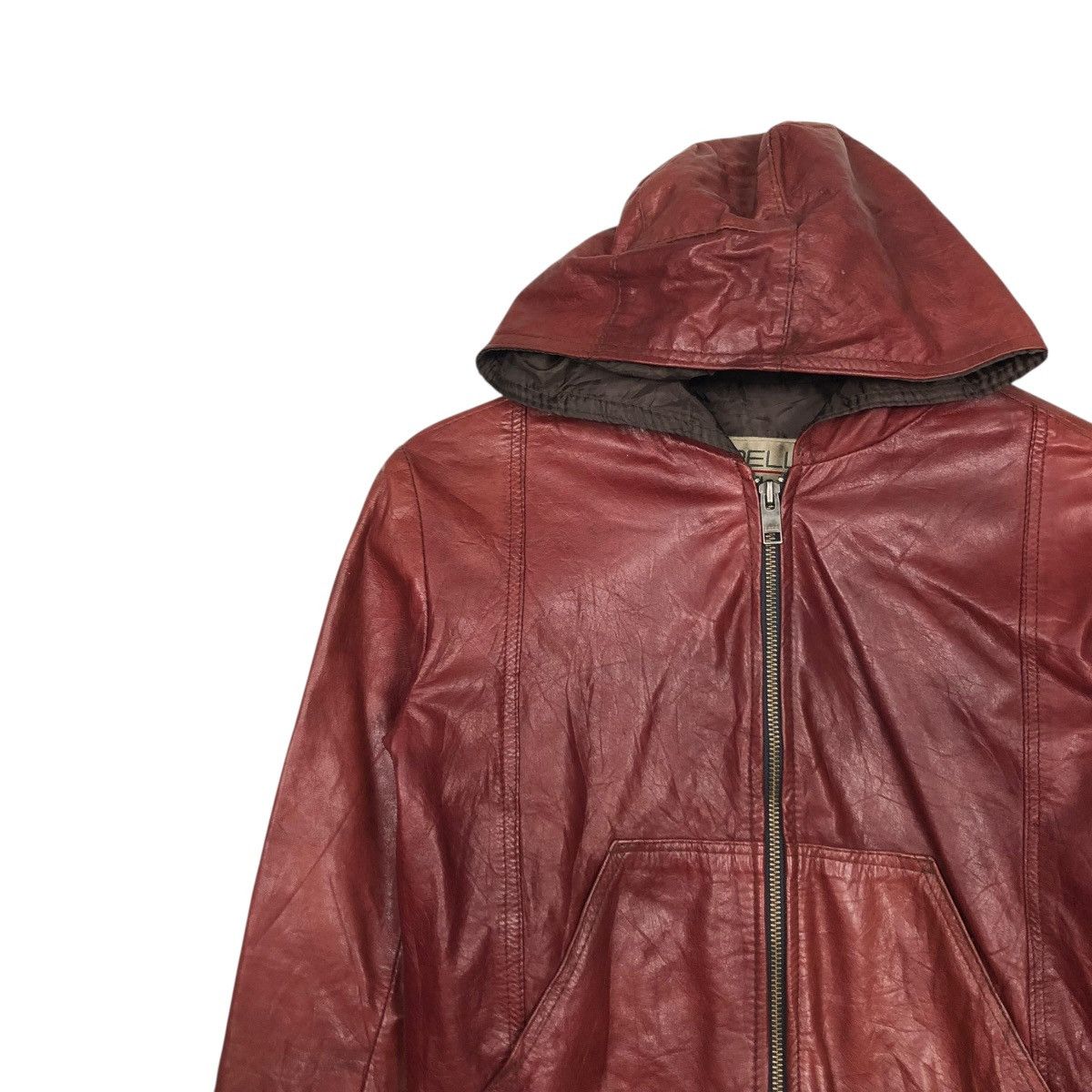 Pelle Pelle 🔥CROPPED BIKER LEATHER JACKET PELLE STUDIO Size US S / EU 44-46 / 1 - 9 Thumbnail