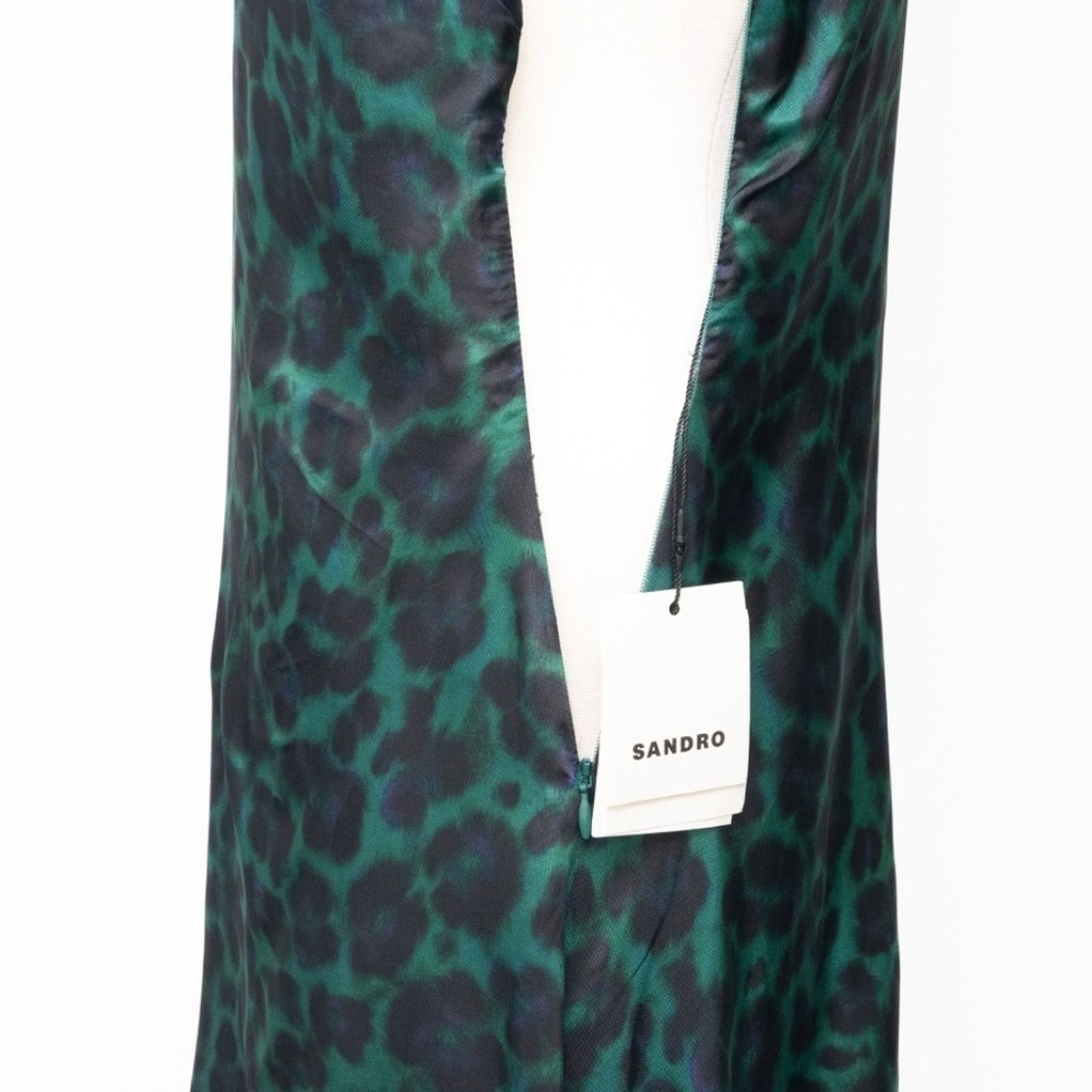 Sandro Sandro. Amazonie Leopard Print Slipdress. Size S / US 4 / IT 40 - 5 Thumbnail