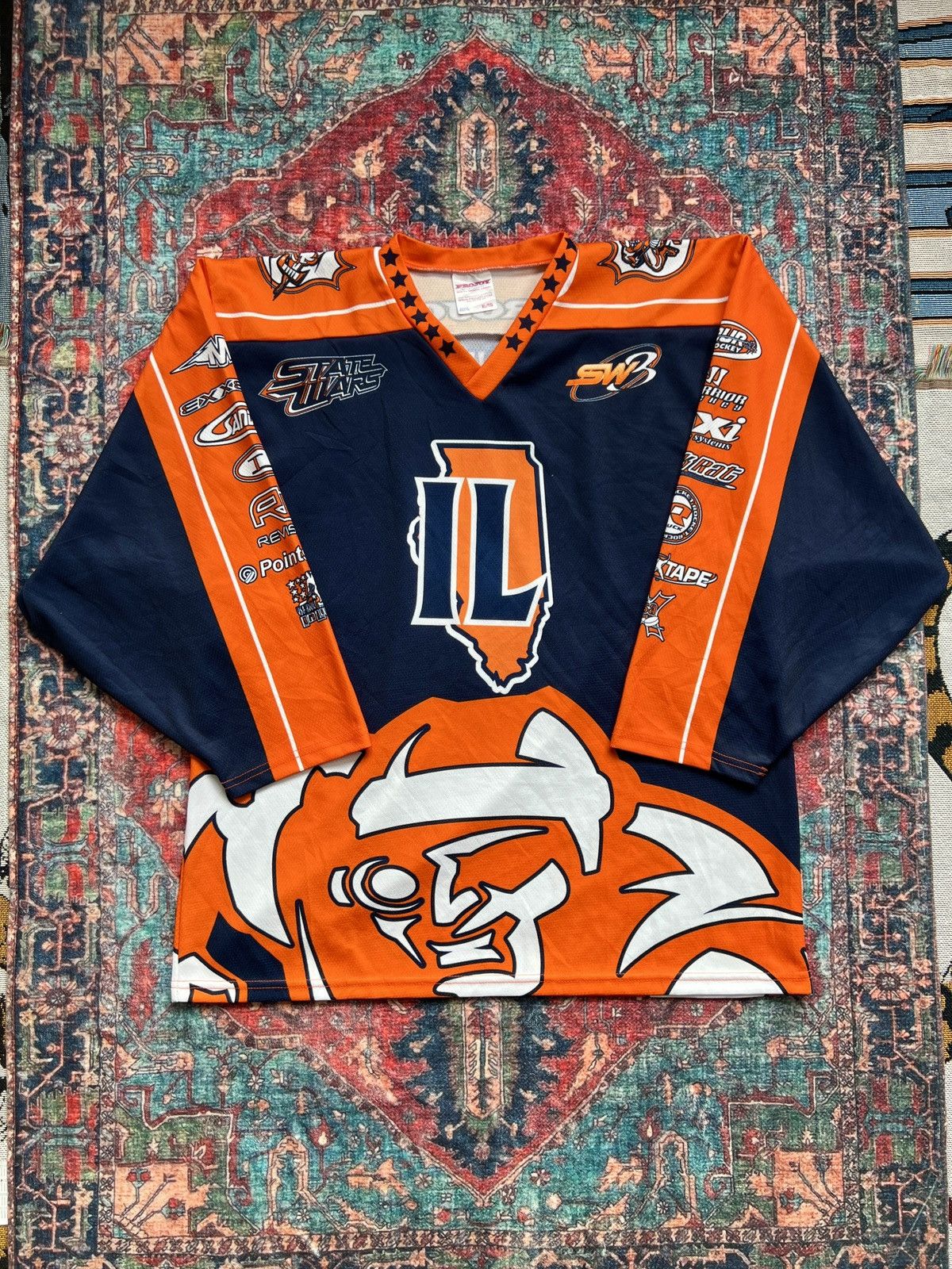 NHL Projoy Illinois Ice Hockey jersey Size US XL / EU 56 / 4 - 1 Thumbnail