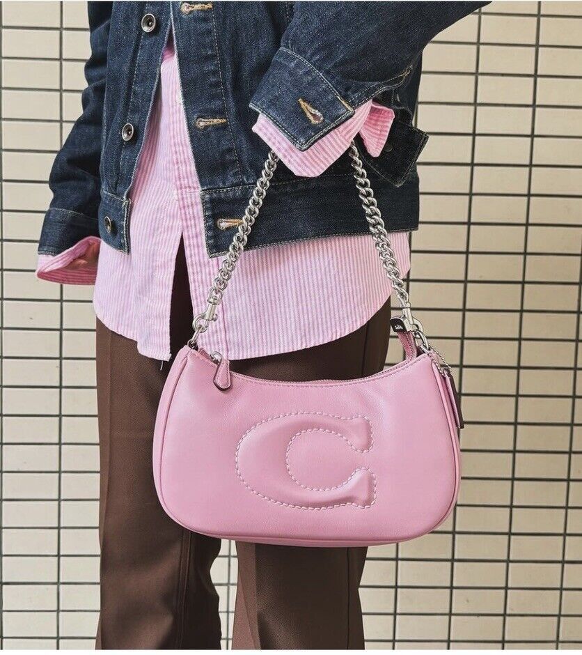 Coach NWT Coach Teri Shoulder Bag With Signature Quilting CJ608 Size ONE SIZE - 5 Thumbnail