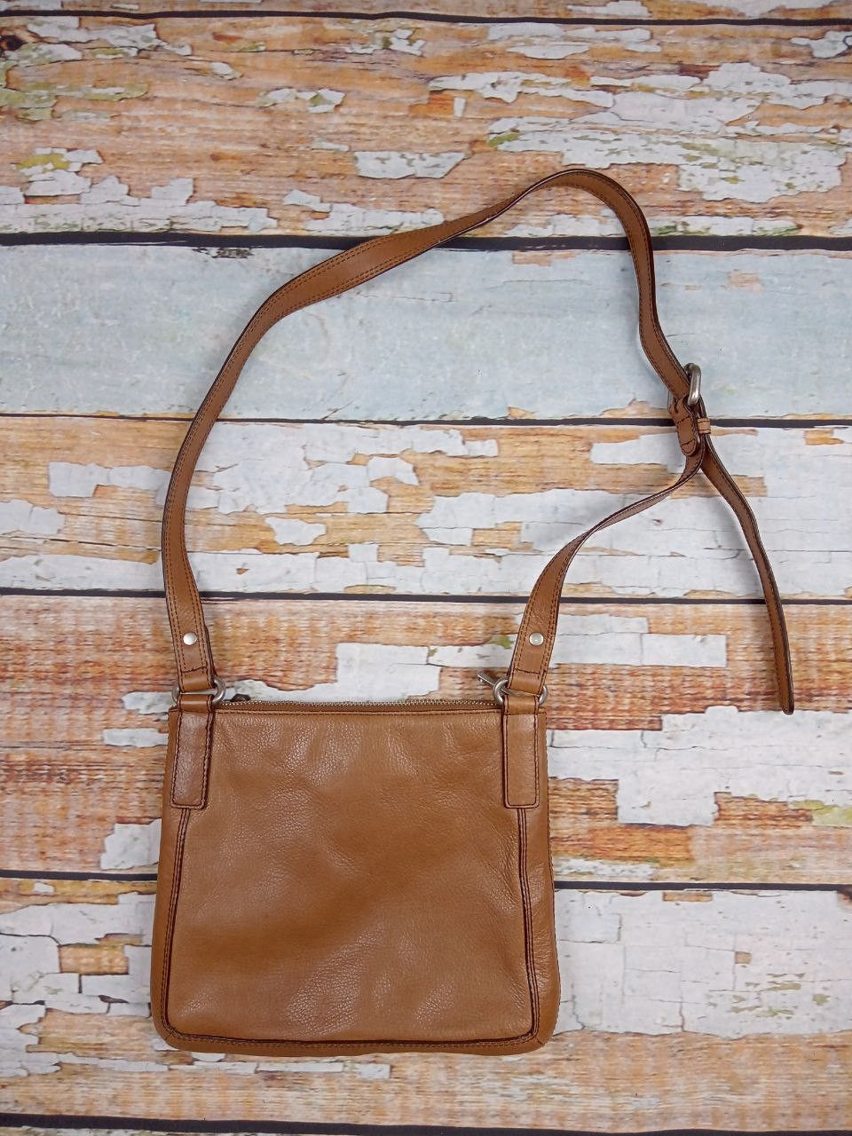 Fossil Fossil Leather Brown Women Bag Size ONE SIZE - 2 Thumbnail