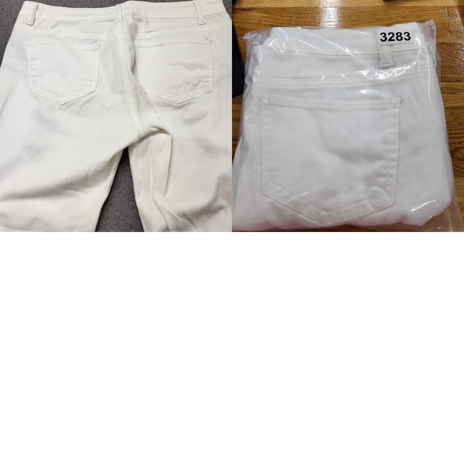 Forever 21 Indigo Rein Forever Jeans Women's 9 White Distressed Stretch Straight Skinny Jeans Size 30" / US 8 / IT 44 - 9 Thumbnail