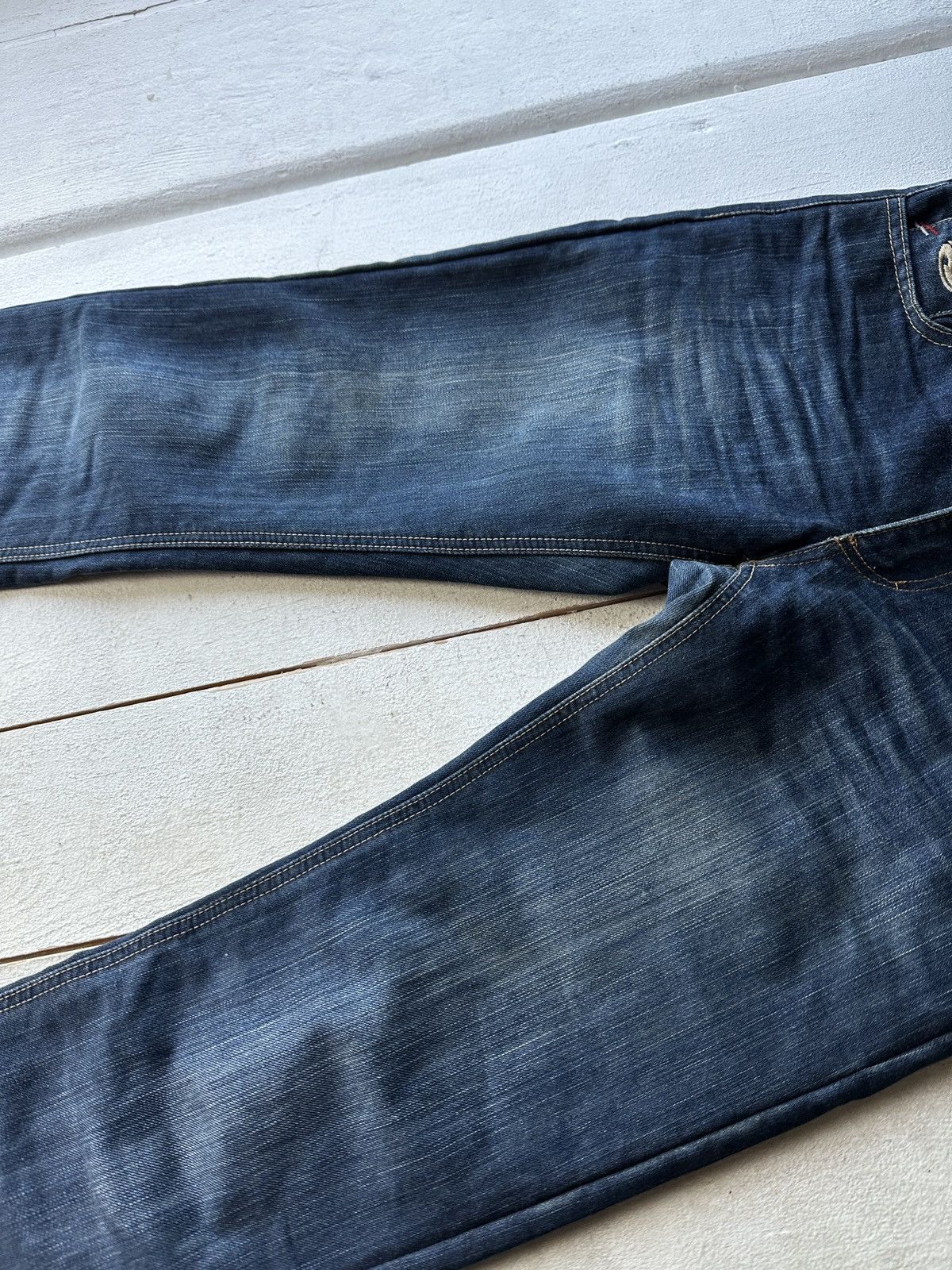 Other 🚨 VNTG HELD MOTORCYCLE BLUE WASHED RARE MEN DENIM JEANS Size US 30 / EU 46 - 8 Thumbnail