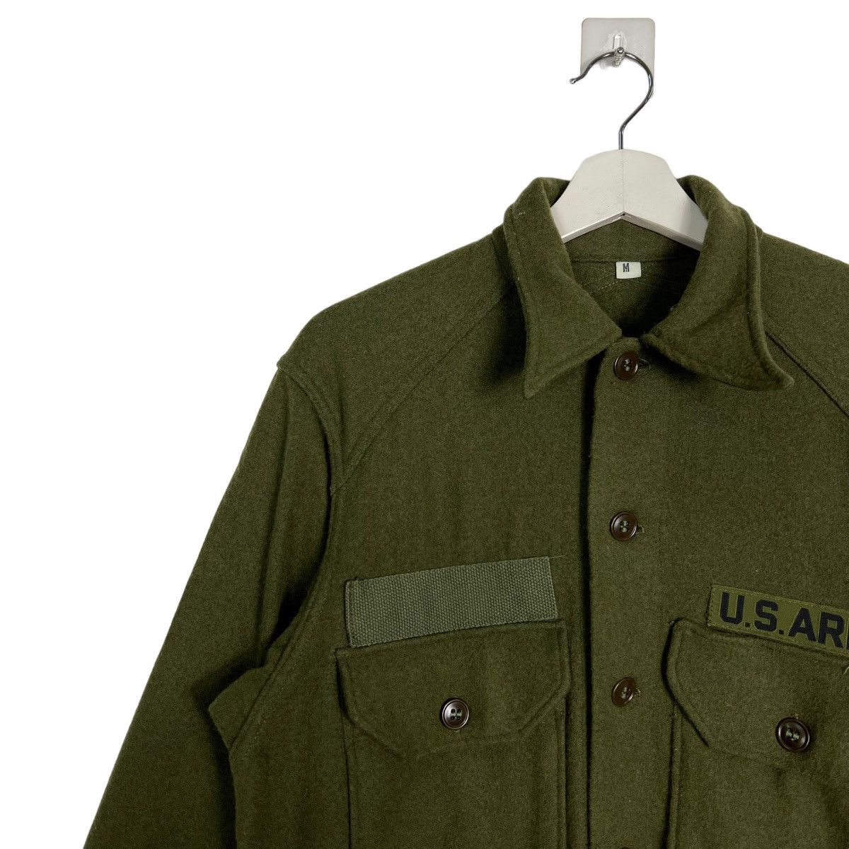 Vintage 🔥 TRUE VINTAGE US ARMY MILITARY WOOL SHIRTS JACKET Size US M / EU 48-50 / 2 - 5 Thumbnail