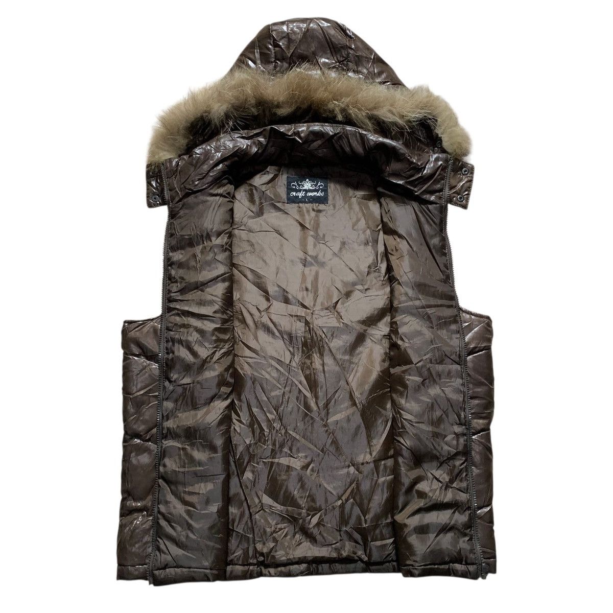 20471120 Craft Works LGB GOA Vkei Style Puffer Vest Fur Jacket Size US L / EU 52-54 / 3 - 7 Thumbnail