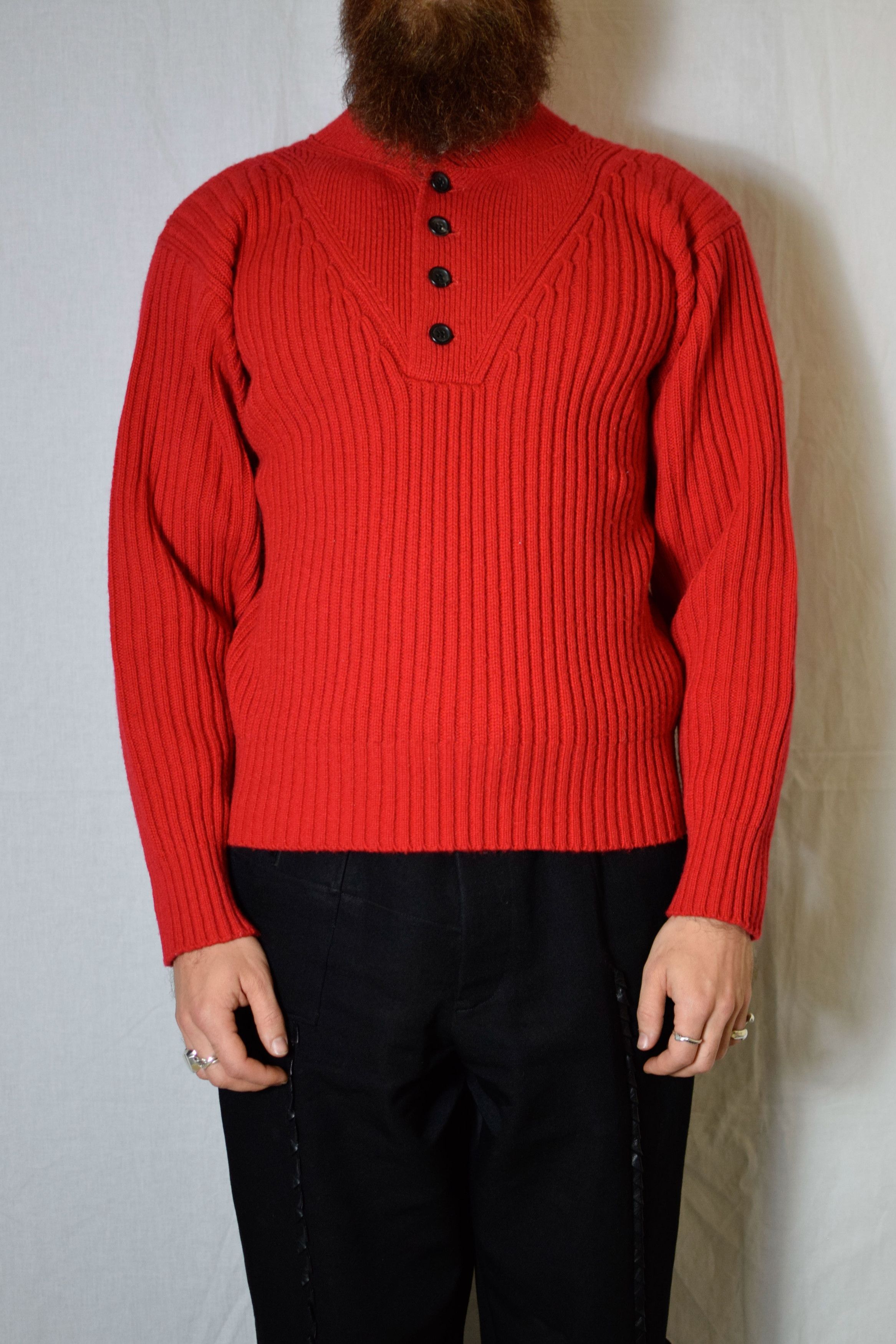 Yohji Yamamoto YYPH Archive Red Knit Size US L / EU 52-54 / 3 - 1 Thumbnail