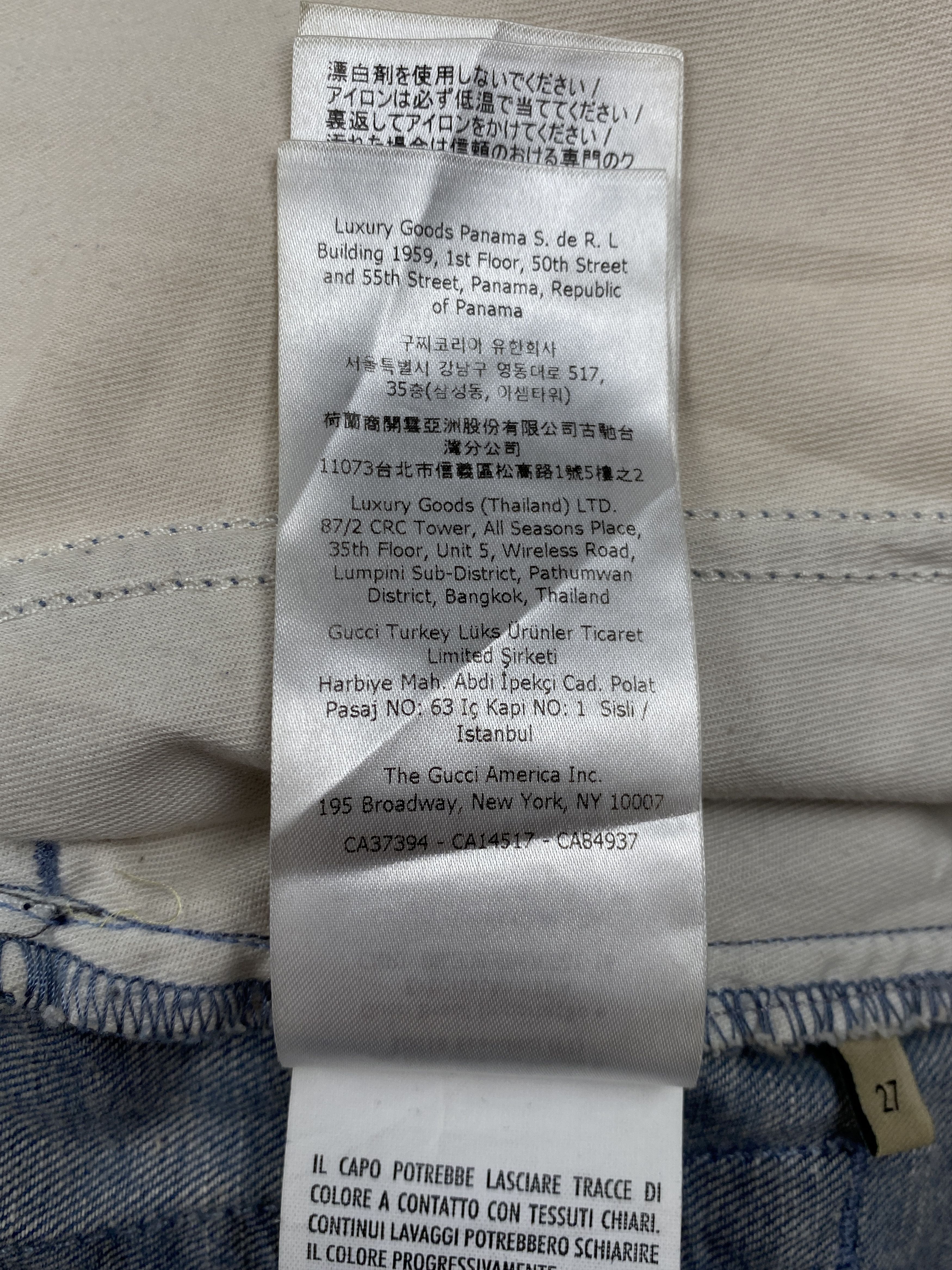 Gucci Washed Denim Jeans Size 26" / US 2 / IT 38 - 18 Thumbnail
