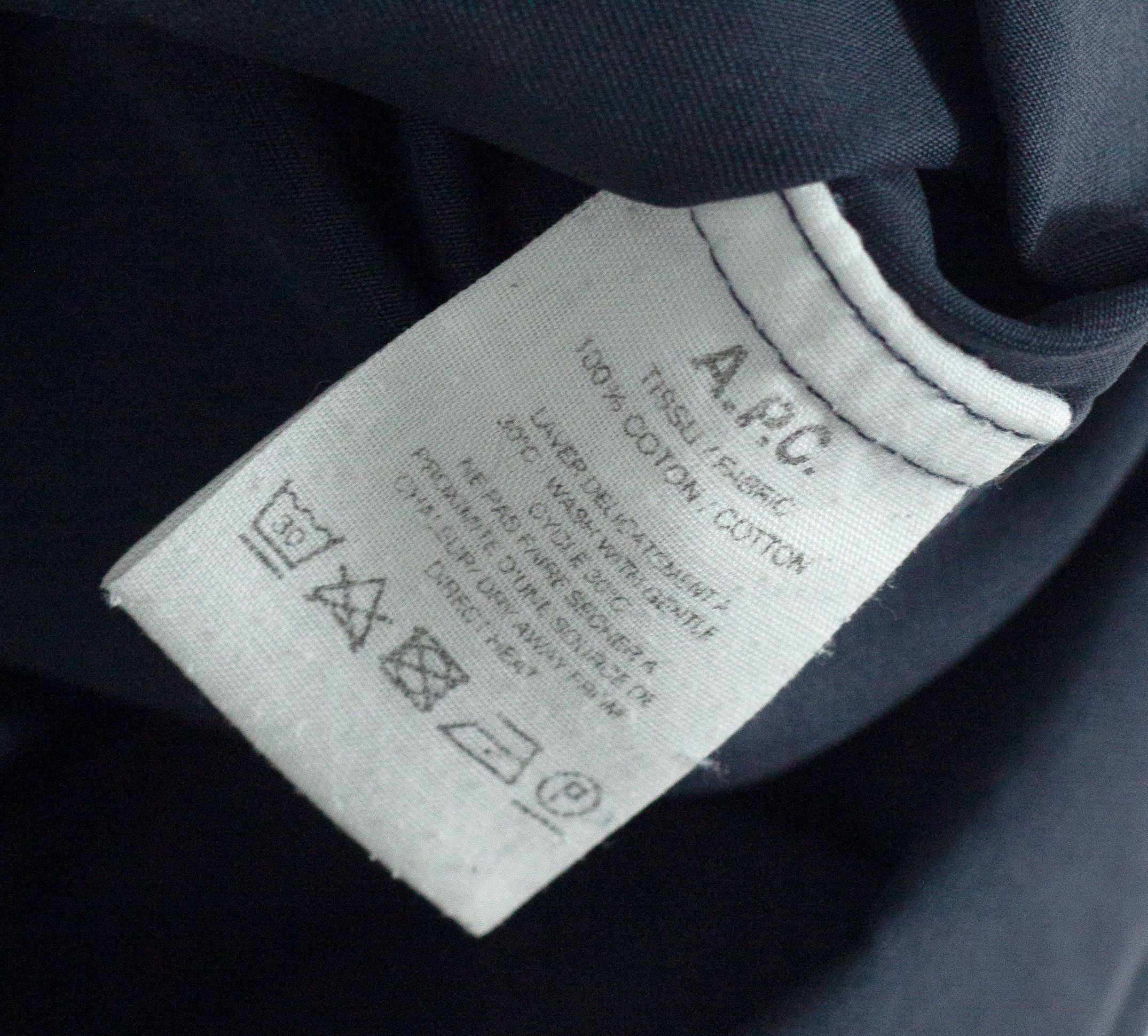 A.P.C. A.P.C. Navy Washed Oxford Shirt S 46 Size US S / EU 44-46 / 1 - 4 Thumbnail