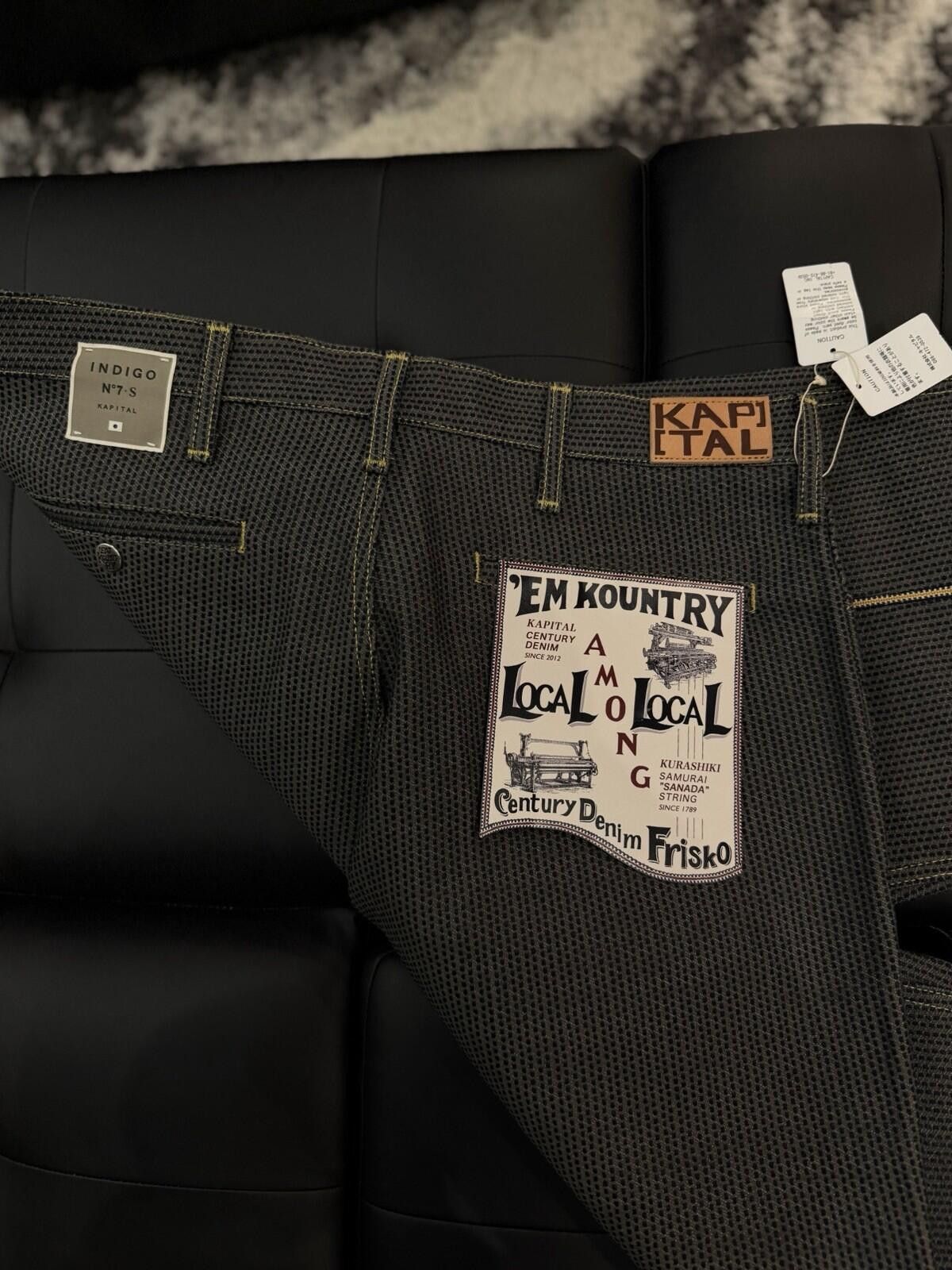 Kapital Kapital Century Denim Monkey Cisco Jeans Indigo No.7 Size 38 Size US 38 / EU 54 - 9 Thumbnail