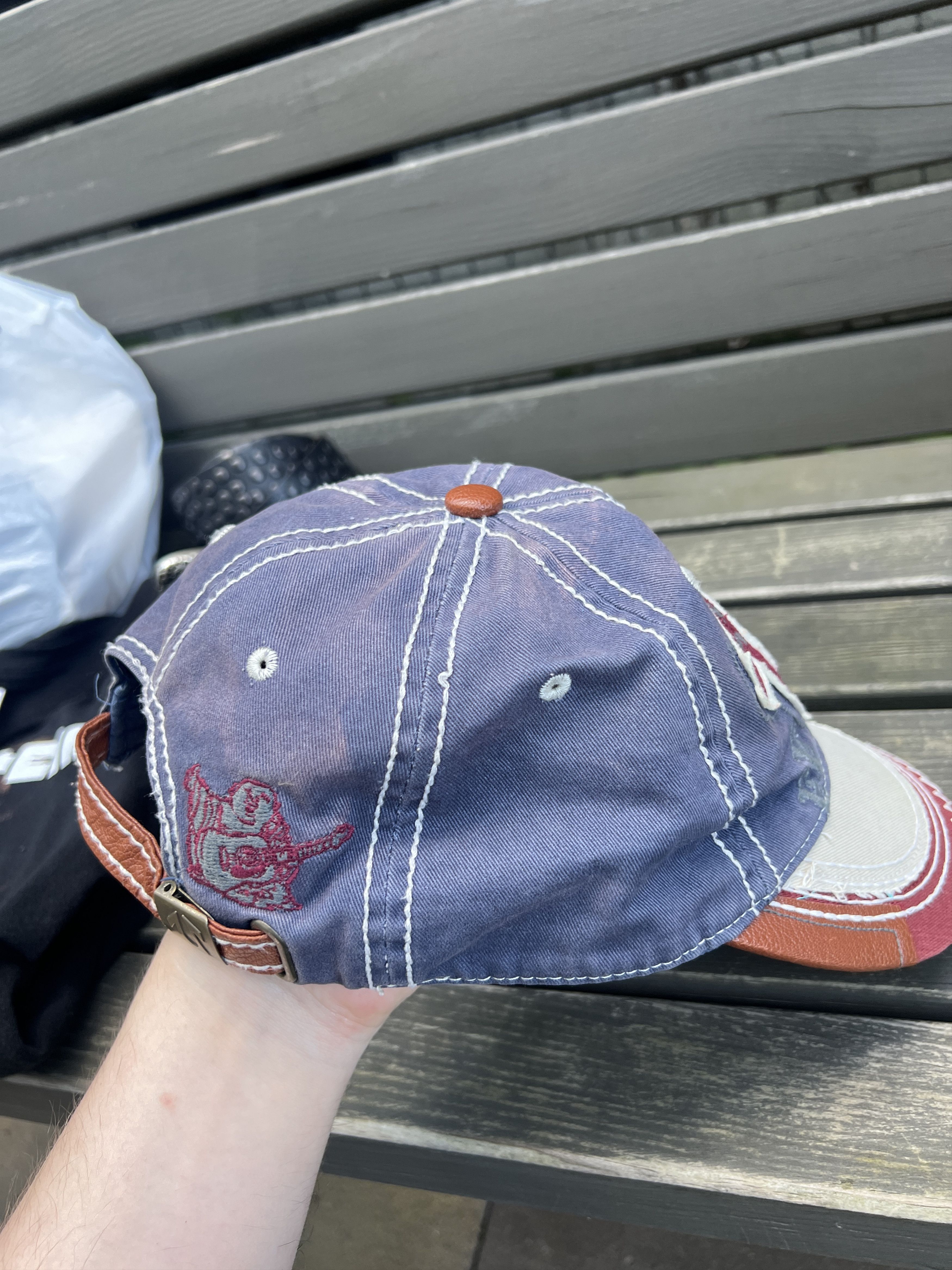 True Religion True Religion Vintage Y2K Distressed Cap Size ONE SIZE - 11 Thumbnail