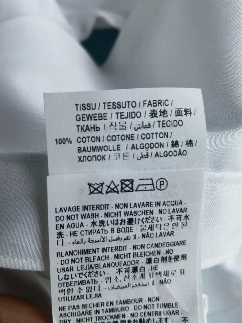 Saint Laurent Paris Saint Laurent Paris size 36 White cotton shirt 2504-Nextar Size US M / EU 48-50 / 2 - 6 Thumbnail