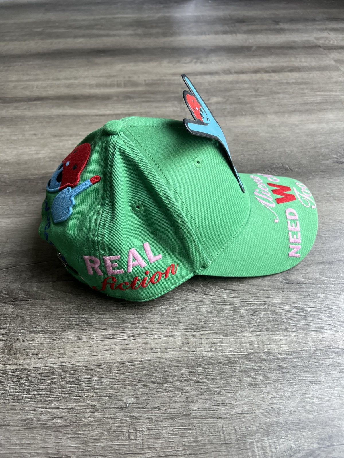 Walter Van Beirendonck Green Alien hat Size ONE SIZE - 4 Thumbnail