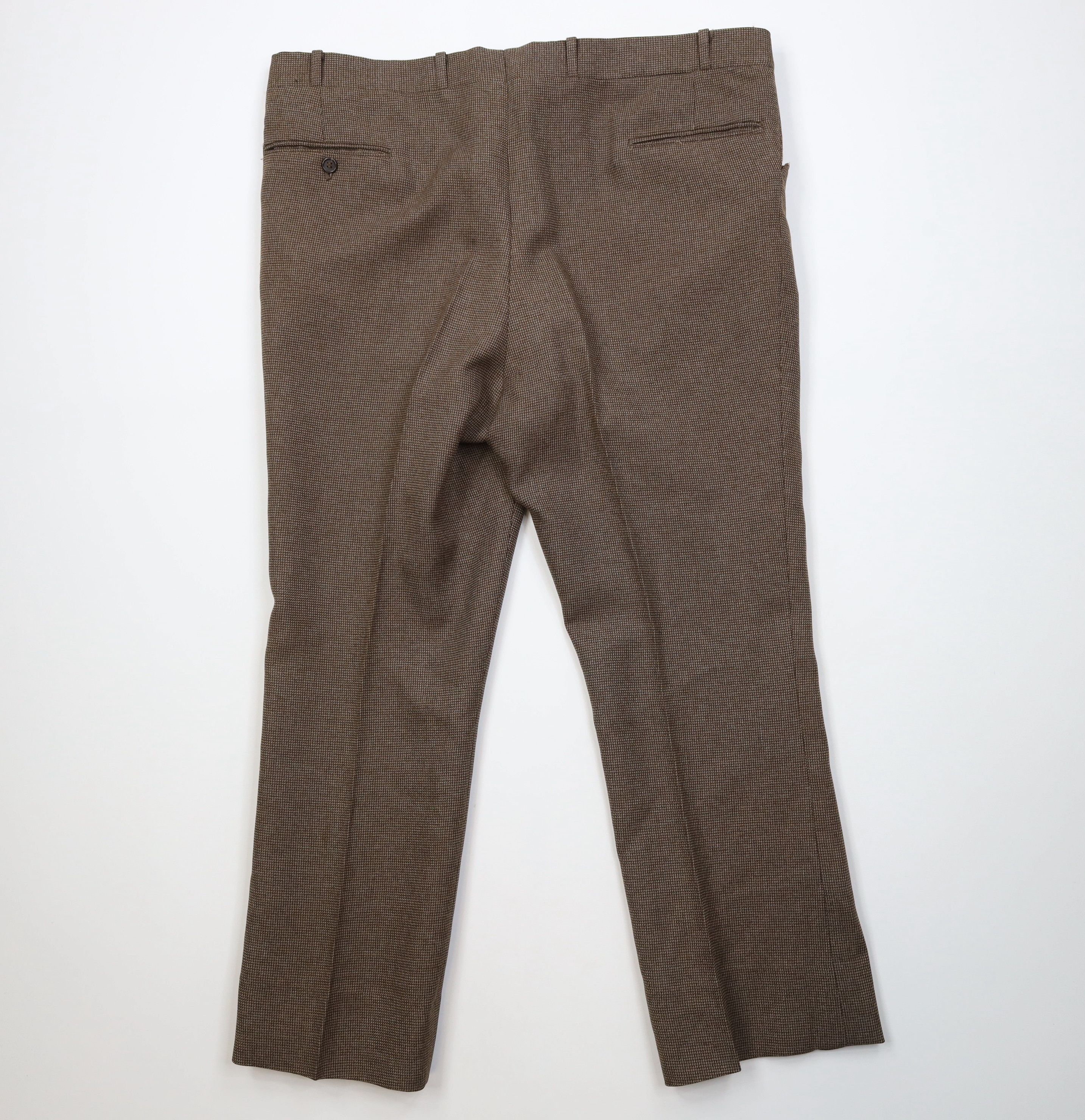 Vintage Vintage 60s 70s Streetwear Wide Leg Chino Pants Brown USA Size US 40 / EU 56 - 11 Thumbnail