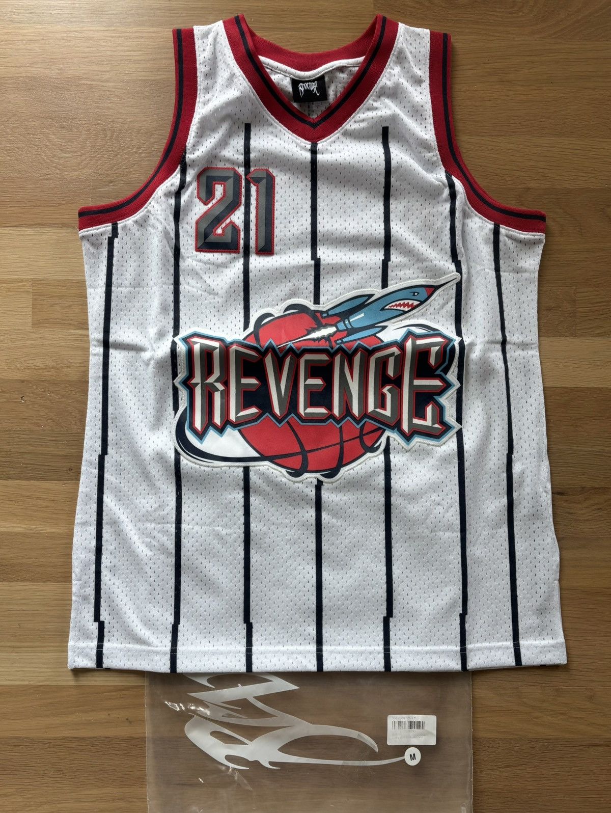 Revenge Revenge Embroidered White Jersey Size US M / EU 48-50 / 2 - 1 Thumbnail