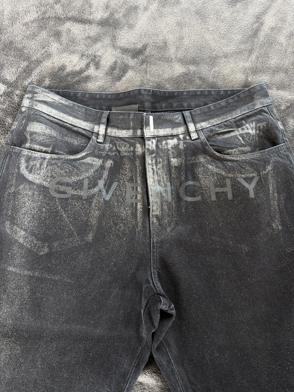 Givenchy Givenchy black denim reflective Size US 34 / EU 50 - 3 Thumbnail