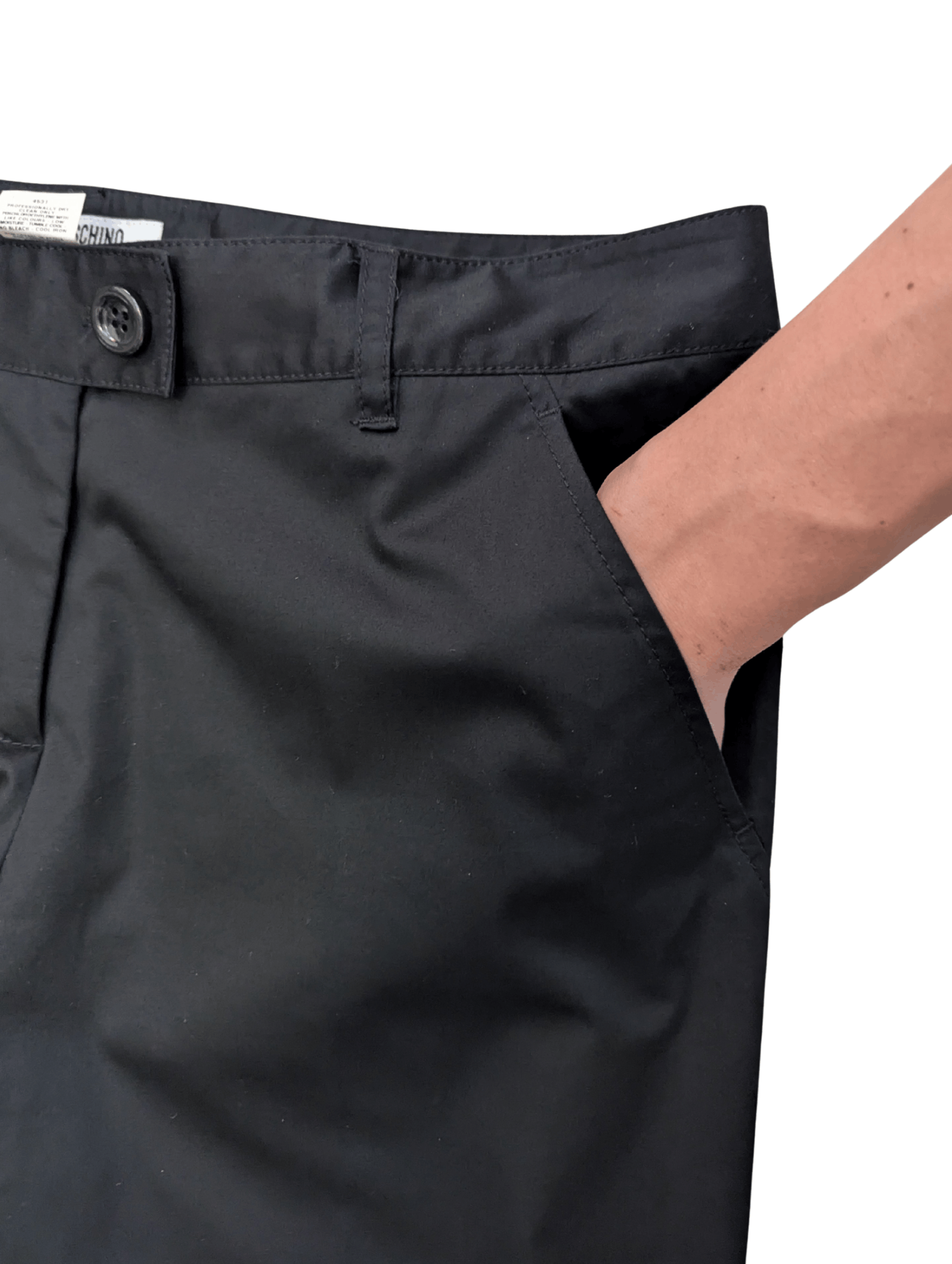 Moschino Moschino Black Tailored Trousers – Size IT 46(L) Size 32" / US 10 / IT 46 - 5 Thumbnail