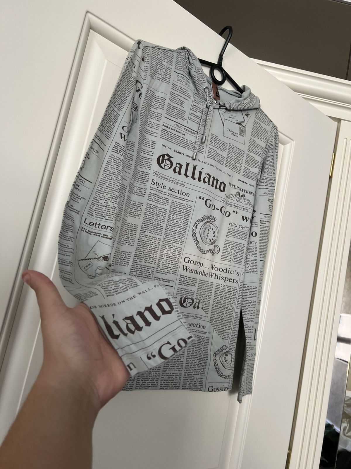 John Galliano John Galliano Gazette Hoodie Size US XS / EU 42 / 0 - 8 Thumbnail