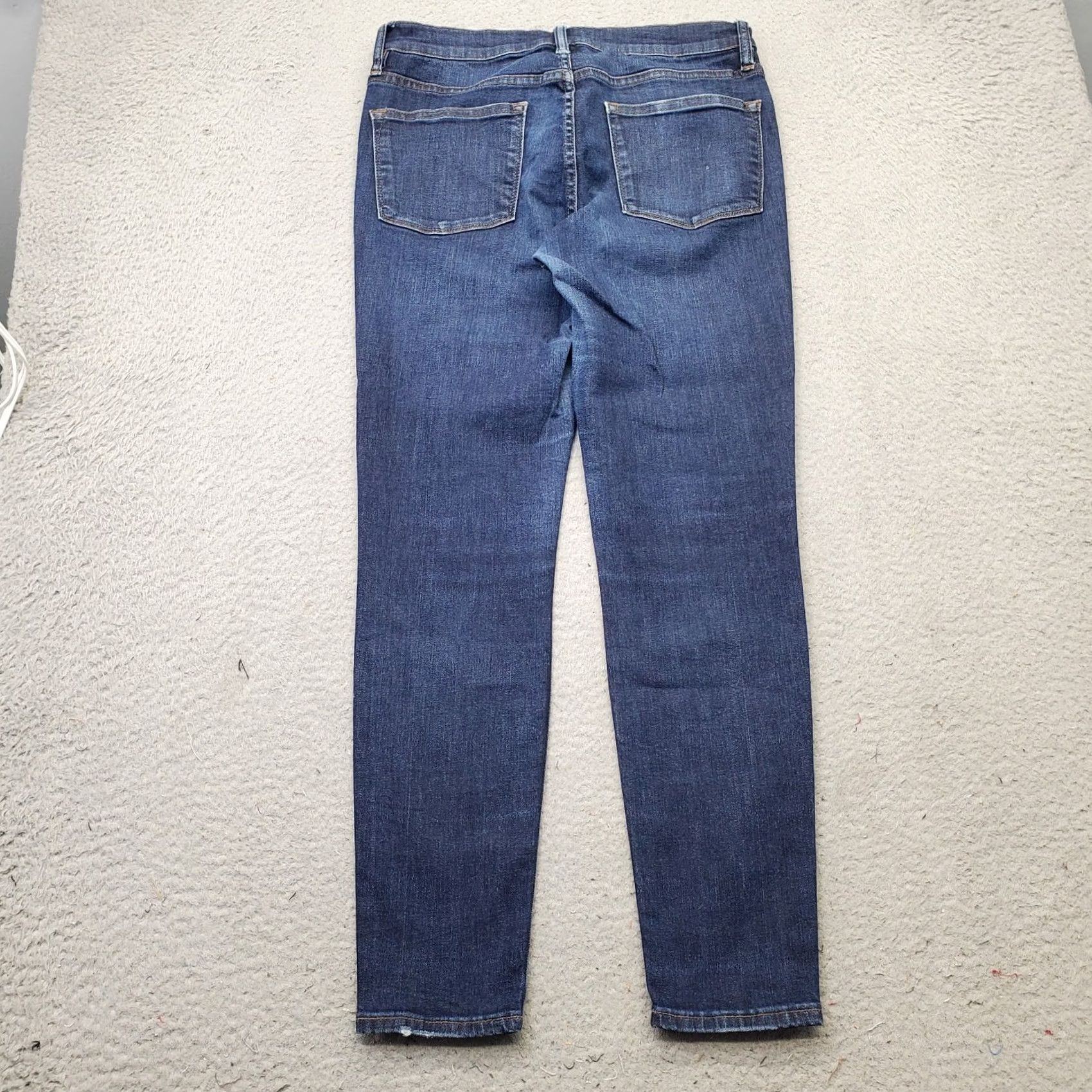 J.Crew J.CREW Jeans Womens 29 Blue Denim Stretch High-Rise Toothpick Skinny, 5-Pocket, Regular Fit, Cotton Denim Jeans Size 29" - 2 Thumbnail