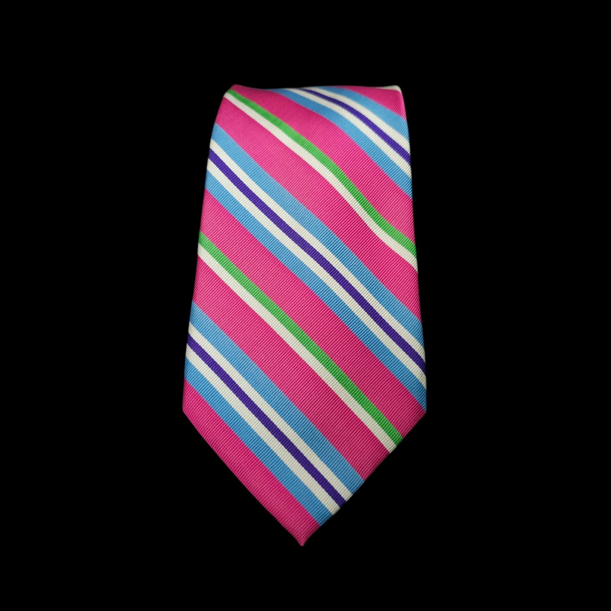 Lauren Ralph Lauren Lauren Ralph Lauren Classic Striped Tie Silk Repp Necktie Size ONE SIZE - 11 Thumbnail