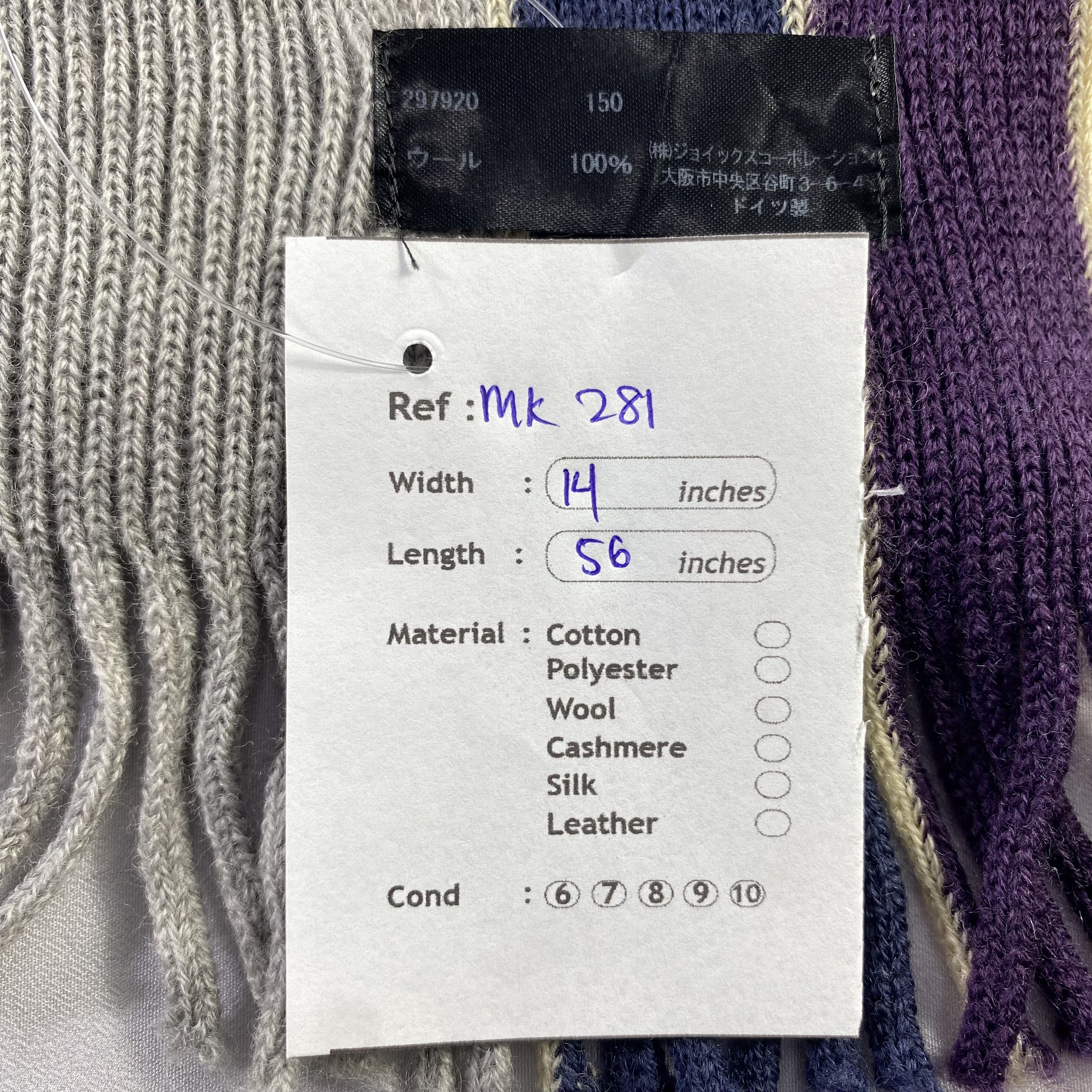 Paul Smith Paul Smith Scarf Neck Wrap Stripe Muffler Size ONE SIZE - 7 Thumbnail