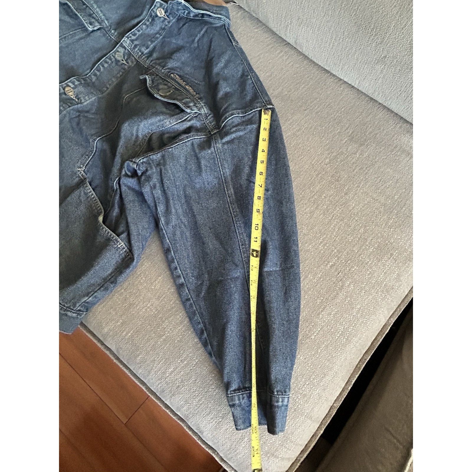 Pelle Pelle PELLE PELLE Marc Buchanan Y2K Denim Jacket XXL Blue Trucker Size US XXL / EU 58 / 5 - 14 Thumbnail