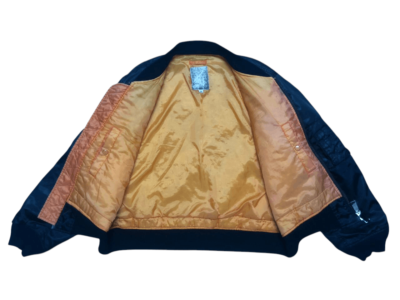 Japanese Brand Vintage Bomber Jacket MA-1 Boxy Sunfaded Faded Size US M / EU 48-50 / 2 - 3 Thumbnail