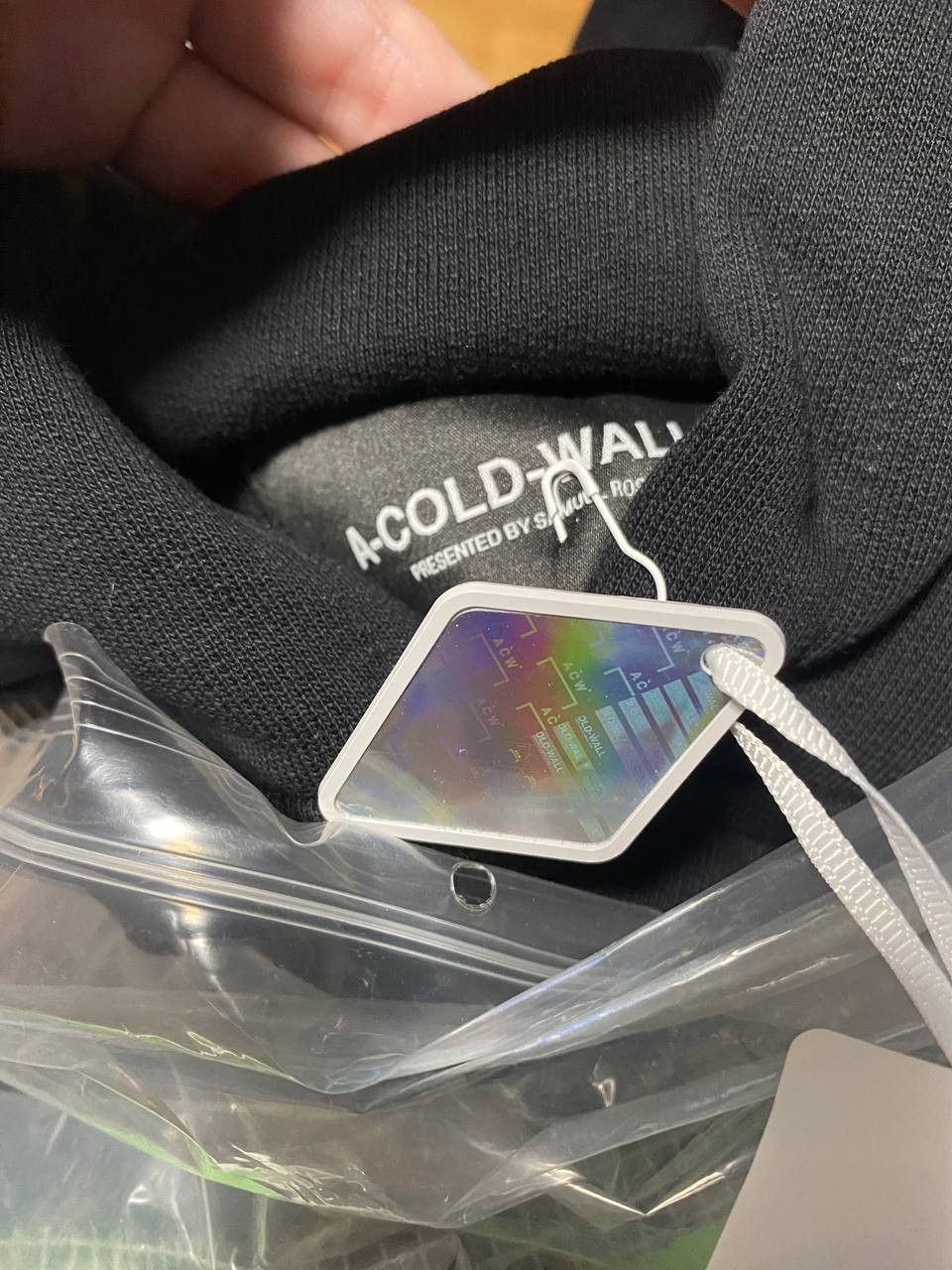 A-COLD-WALL* A-Cold-Wall* Black Grid Hoodie Size US M / EU 48-50 / 2 - 15 Thumbnail