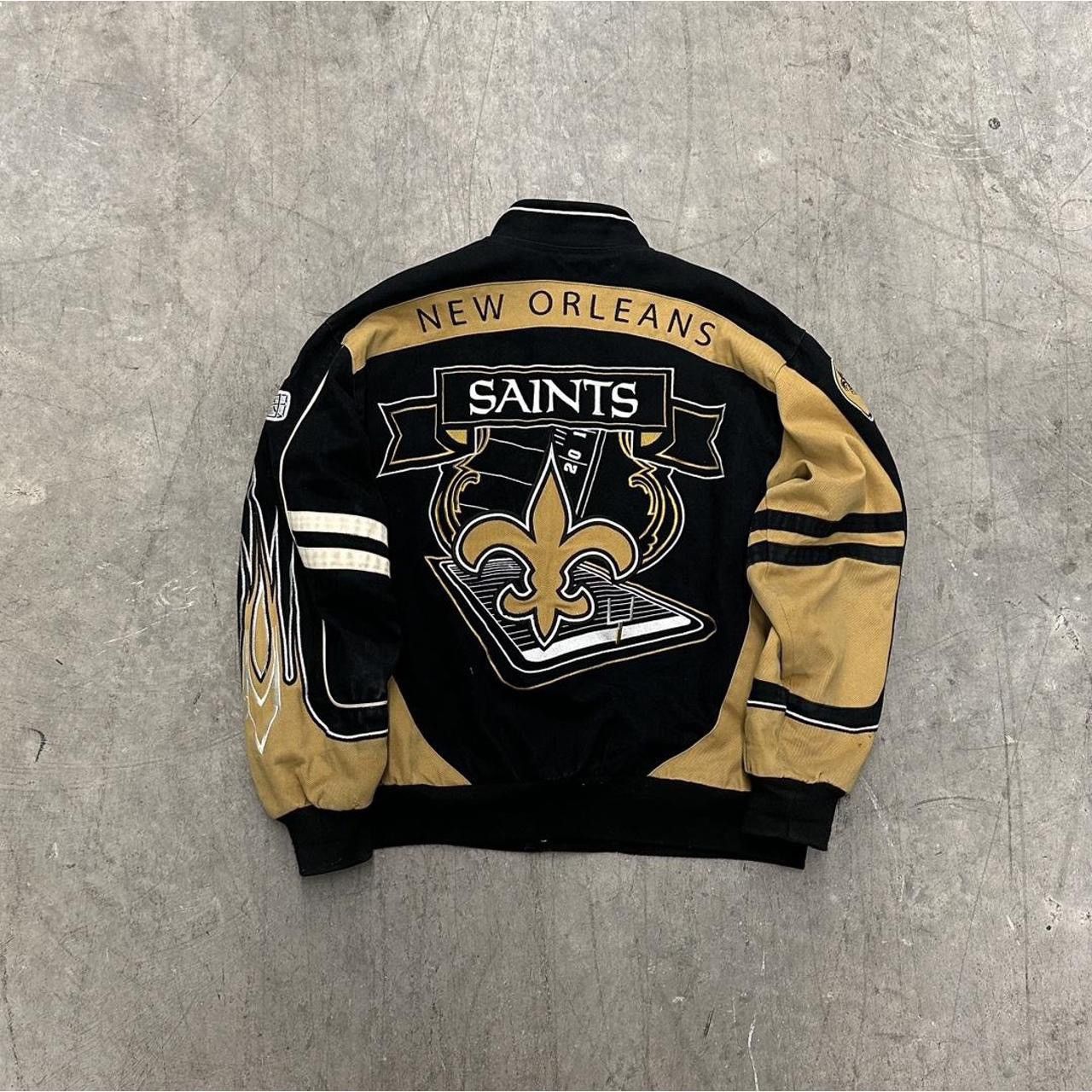 NFL New Orleans Saints Varsity Jacket Size US L / EU 52-54 / 3 - 2 Thumbnail