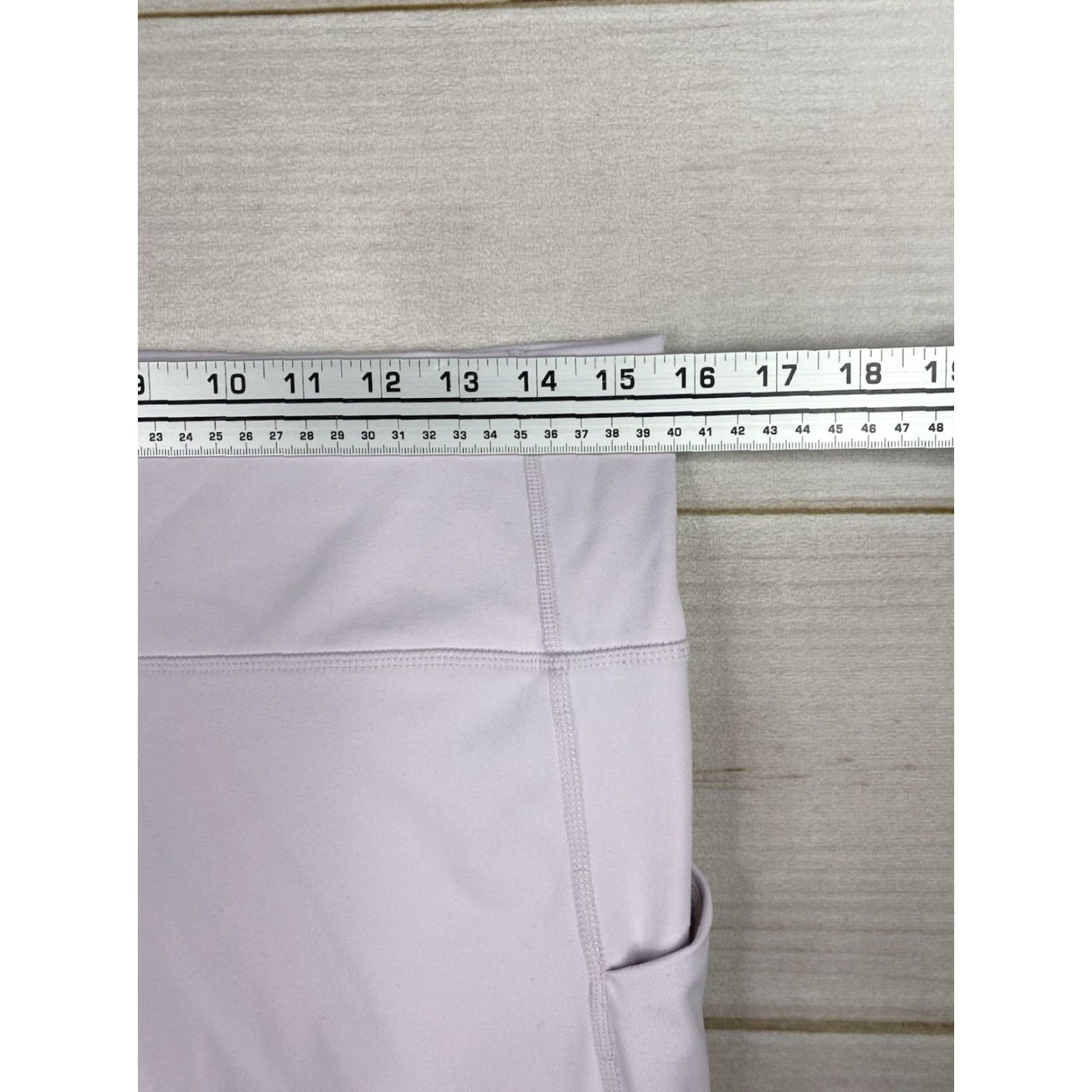Fabletics Fabletics Leggings PureLuxe Womens XXL Purple High Waisted Crop Pockets Athletic Shirt Hat Size 40" / US 18 - 3 Thumbnail