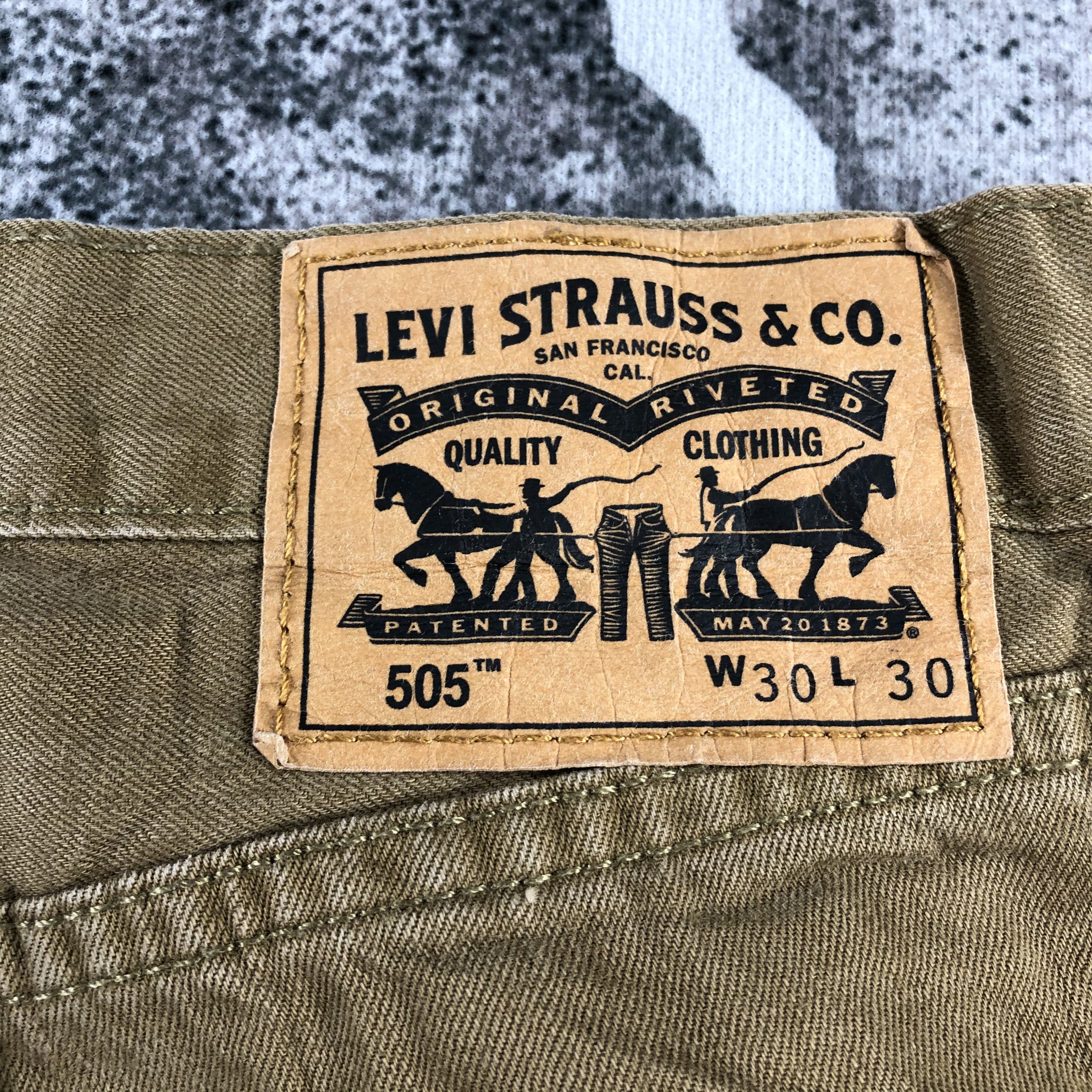 Levi's Vintage Levi's 505 Jeans White Tab Denim KJ970 Size US 31 - 5 Thumbnail