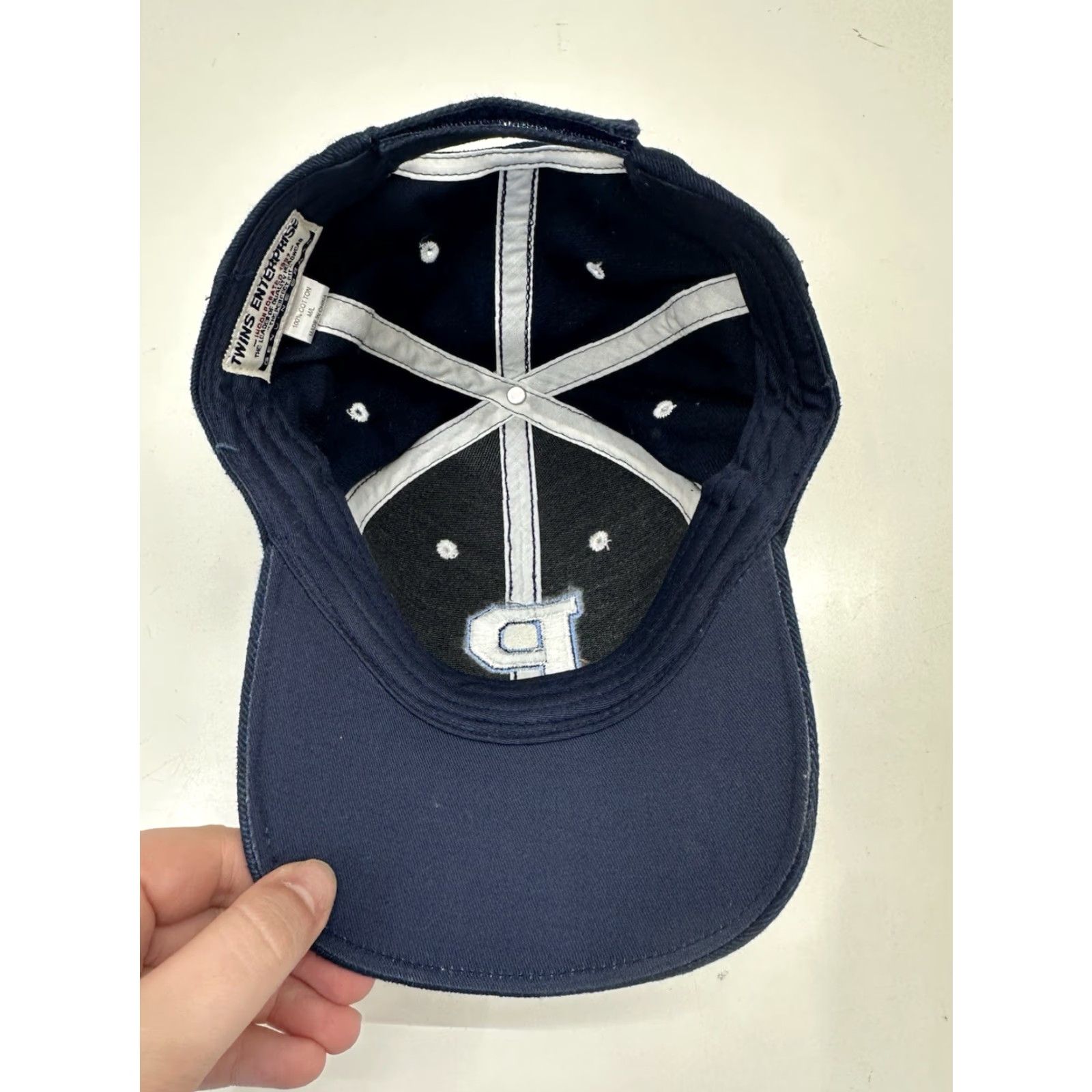 Twins Twins Enterprise Baseball Hat Pikes Peak Colorado Navy Blue Adjustable Cap Size ONE SIZE - 4 Thumbnail