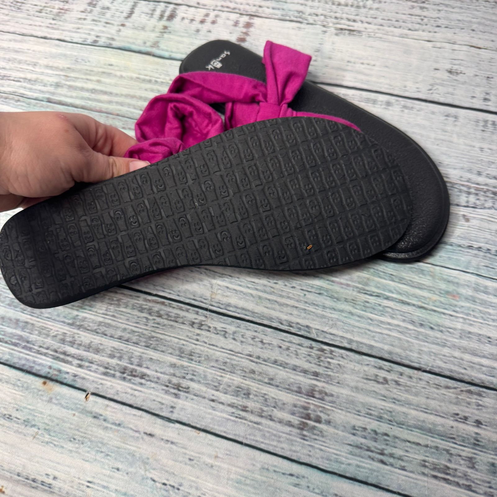 Sanuk Sanuk Yoga Sling Ella Sandals for Ladies Vivid Violet Size 8 Size US 8 / IT 38 - 3 Thumbnail