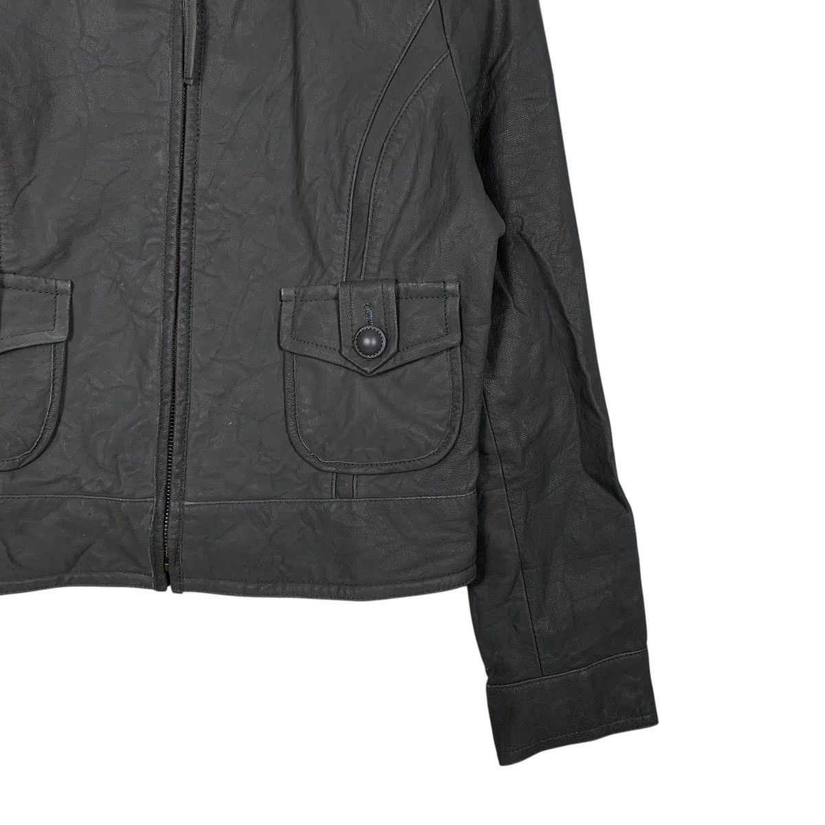 Japanese Brand Japanese Brand Eddy Formation Women Leather Jacket Size S / US 4 / IT 40 - 4 Thumbnail