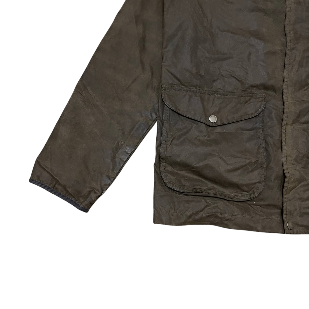Brooks Brothers Vintage Brooks Brothers Red Fleece Waxed Cotton Jacket Size US M / EU 48-50 / 2 - 3 Thumbnail