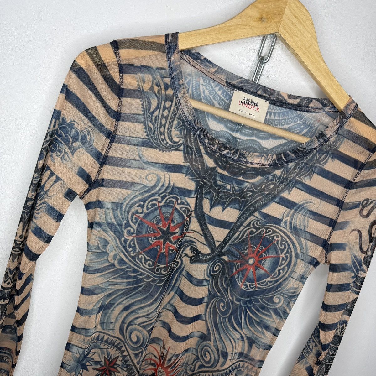 Jean Paul Gaultier Jean Paul Gaultier Mesh Top Tattoo Long + Pants Size M / US 6-8 / IT 42-44 - 5 Thumbnail