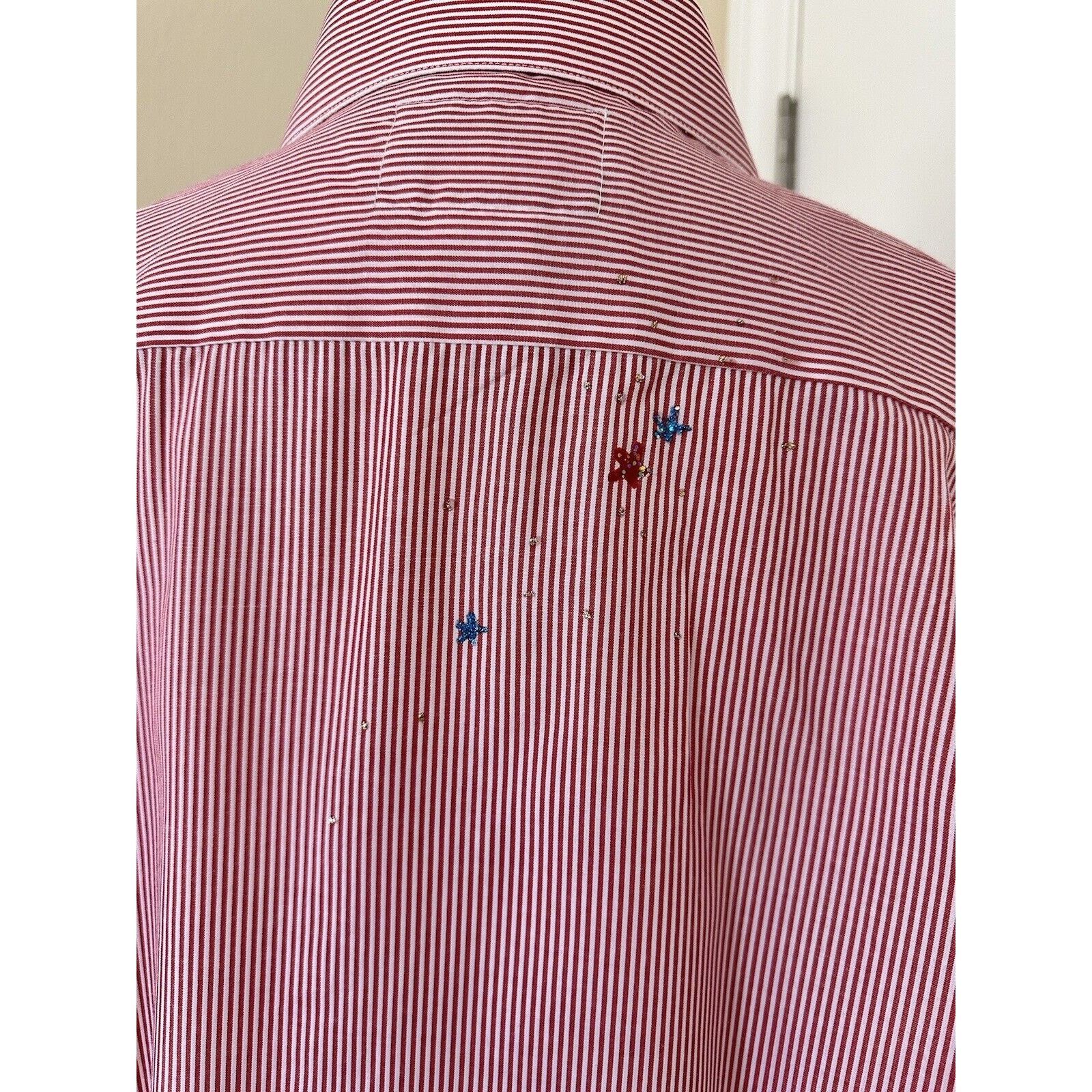 Other Vintage Patriotic USA Flag StarsWomen’s Button Down Sz M Size M / US 6-8 / IT 42-44 - 7 Thumbnail