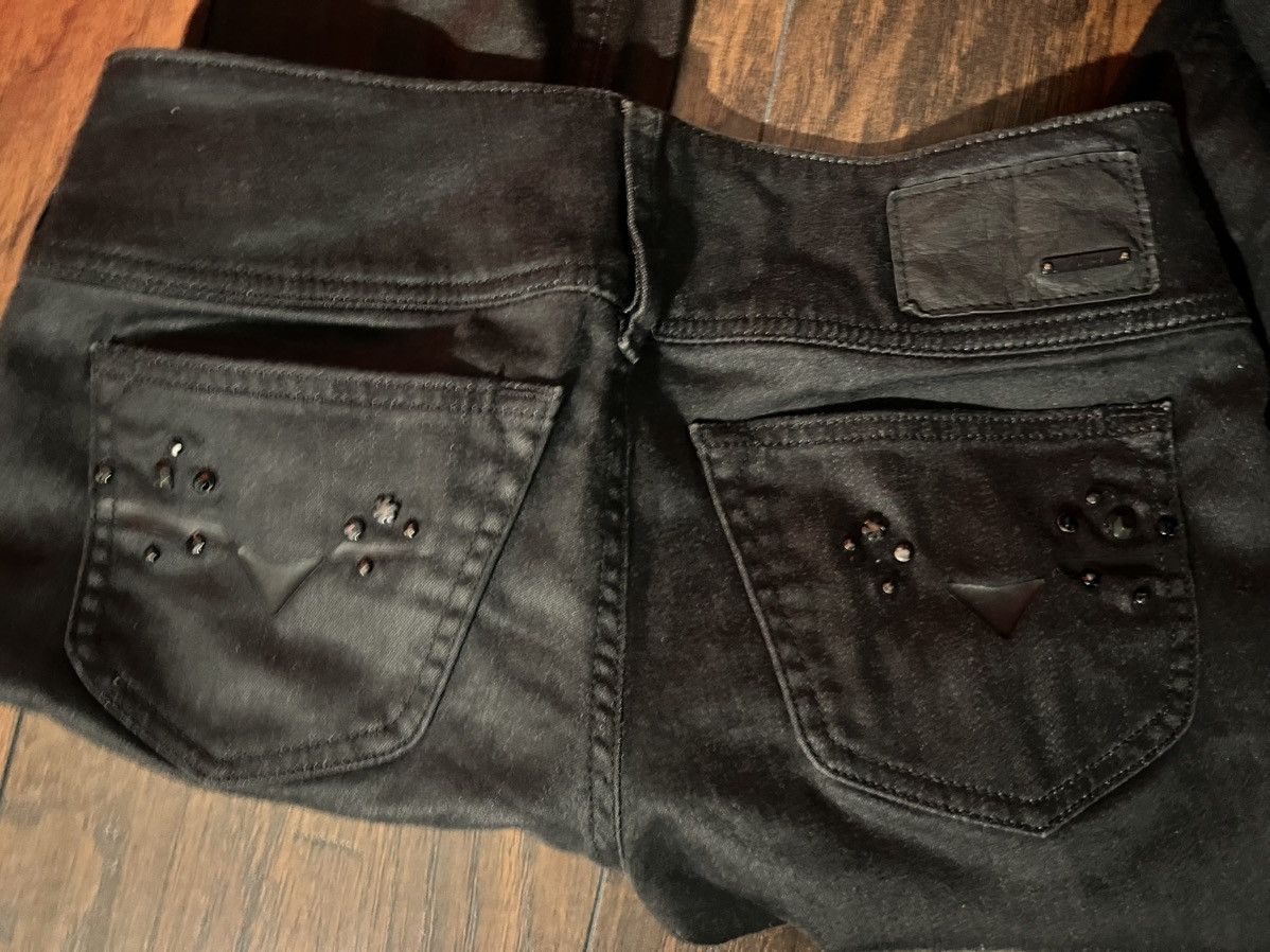Diesel Tornado mart Diesel waxed flare jeans Size US 27 - 8 Thumbnail